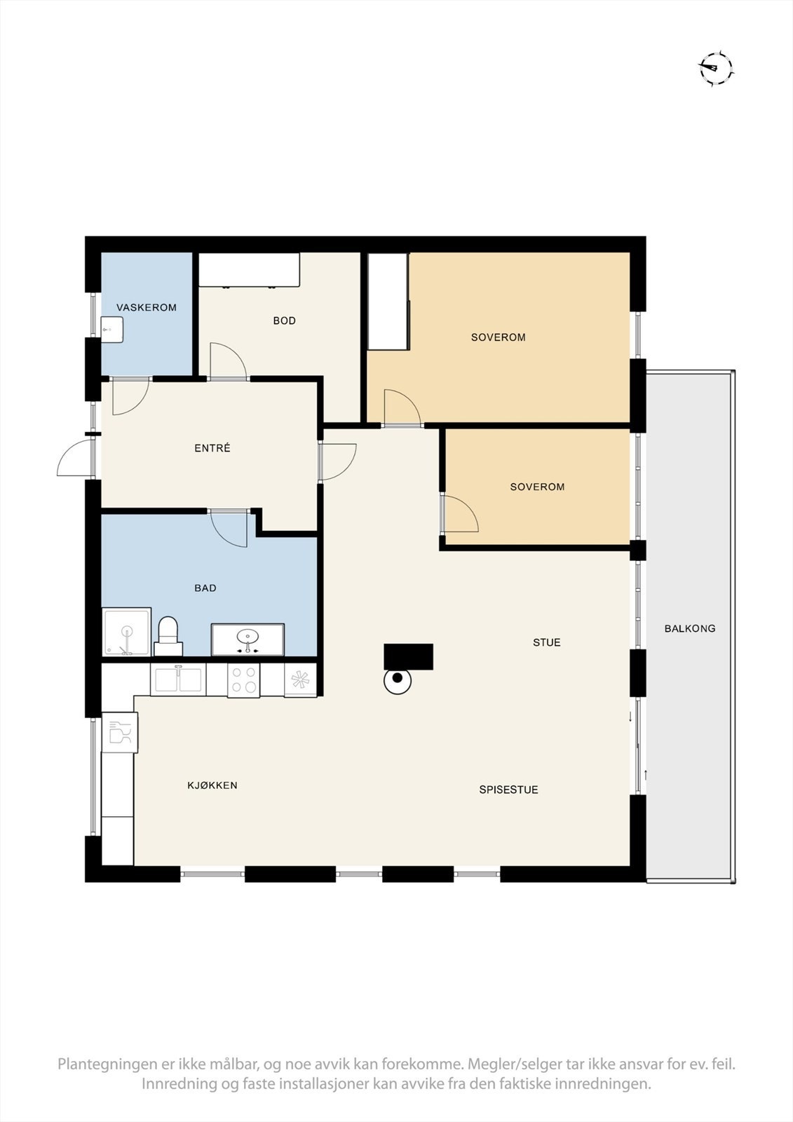 Plantegning Galleribilde