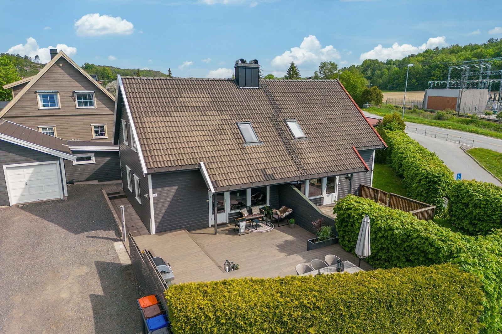 Nydelig uteplass på over 70 kvm Galleribilde