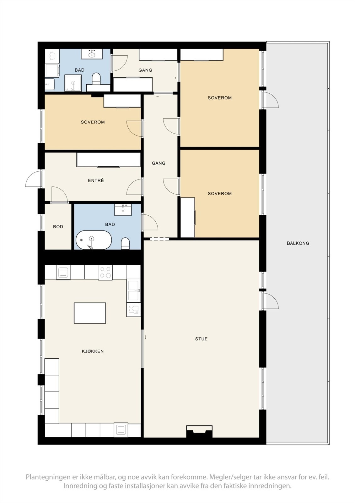 Plantegning Galleribilde