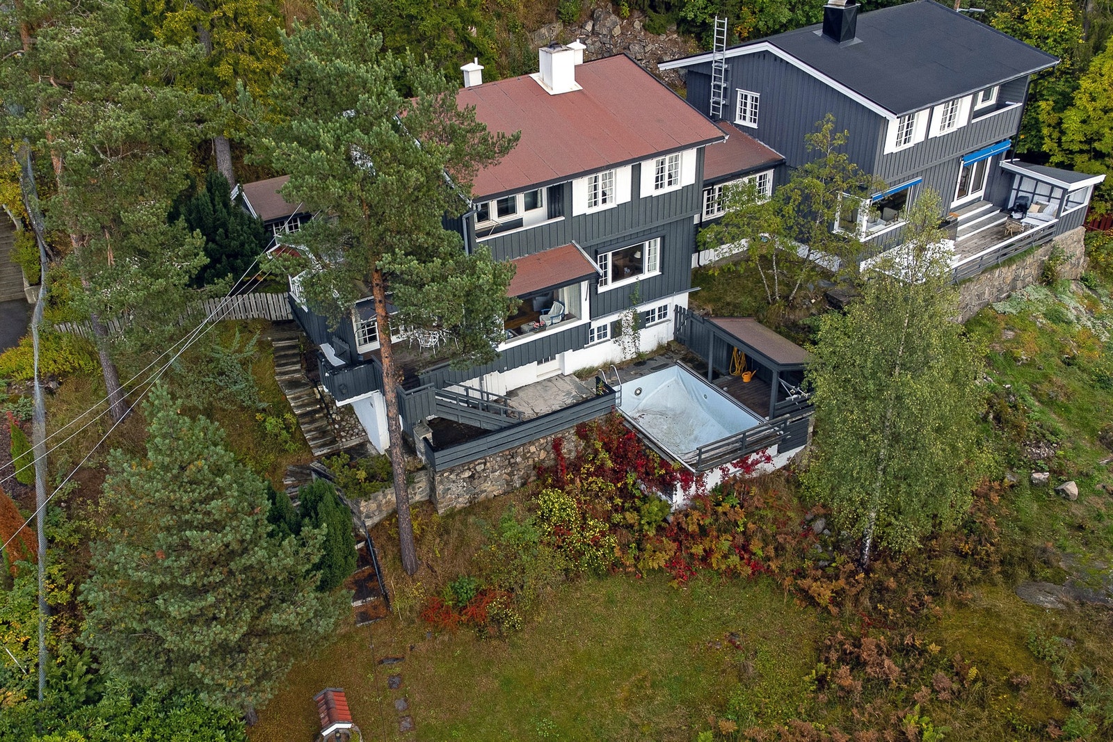 Dronefoto. Galleribilde