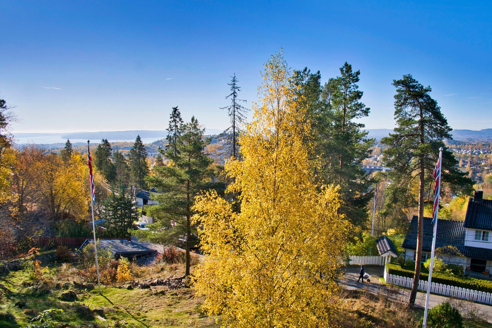 Her ser du inn i Bunnefjorden. Galleribilde
