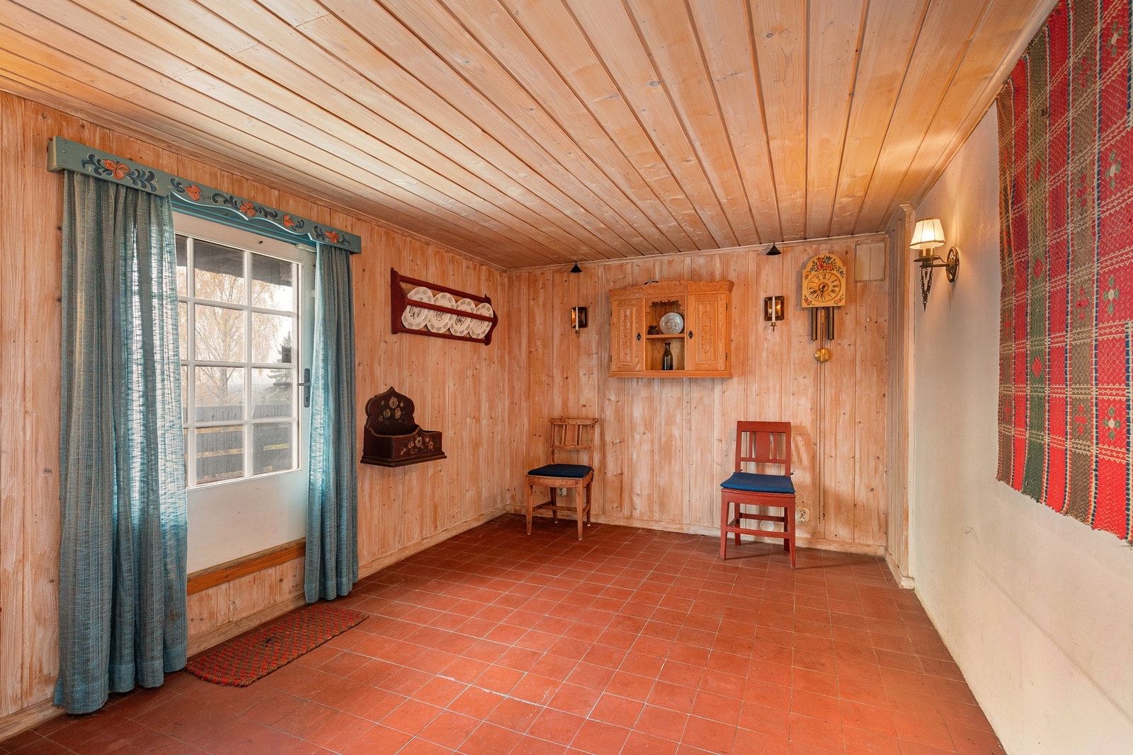 Gulvvarme i peisestuen. Galleribilde