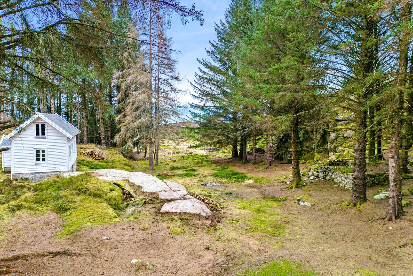 Våningshuset og tun Galleribilde