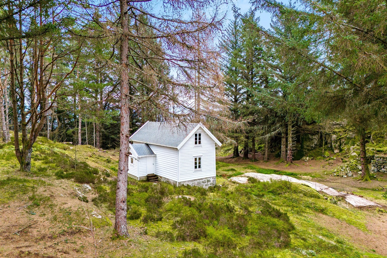 Våningshuset og tun Galleribilde
