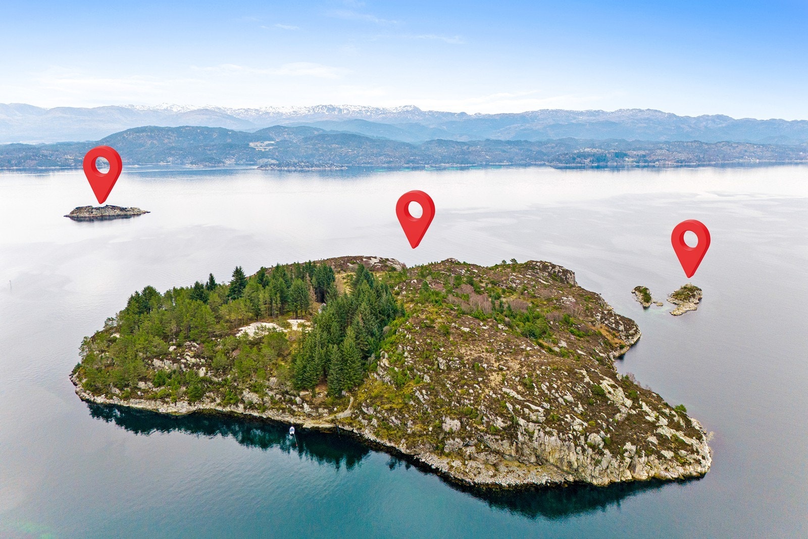 Stora Klakksøy- Unik øyeigedom på 228 da fordelt på 7 teiger Galleribilde