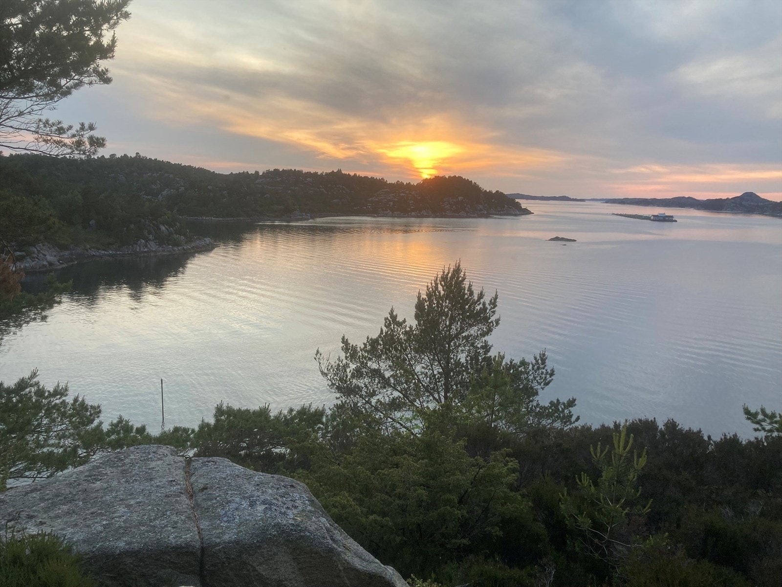 Nydelige solnedganger Galleribilde