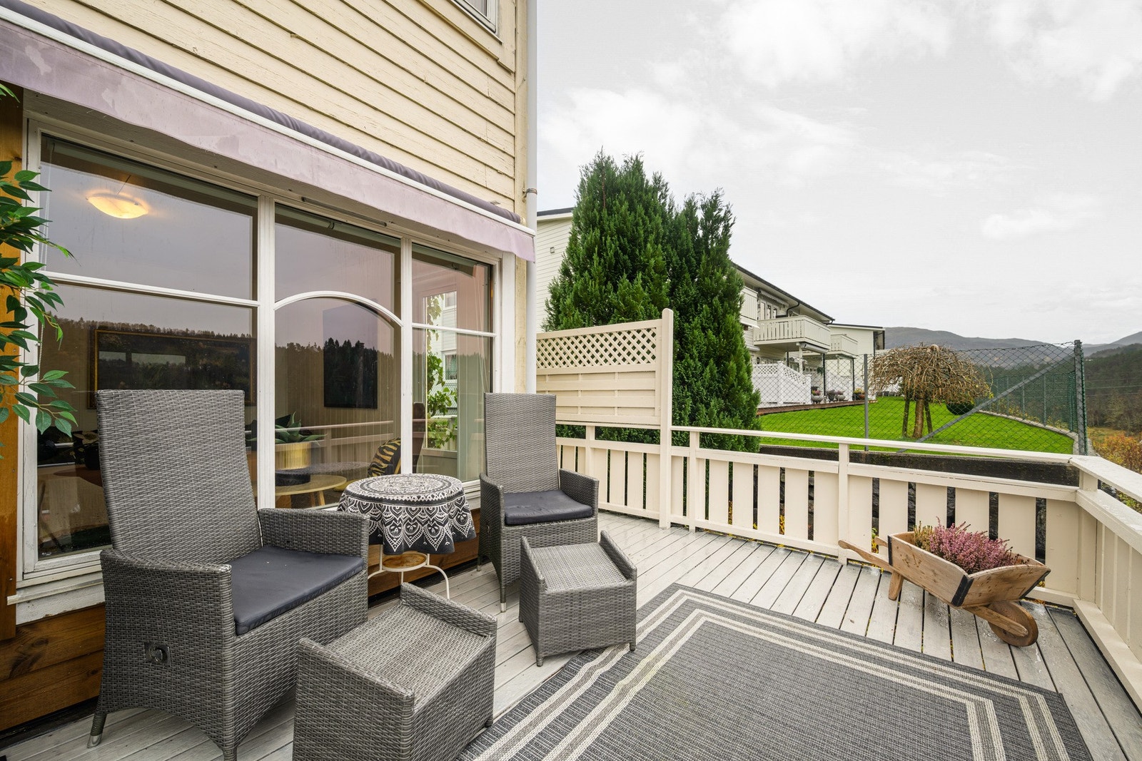 Her kan du skape et koselig uterom. Galleribilde