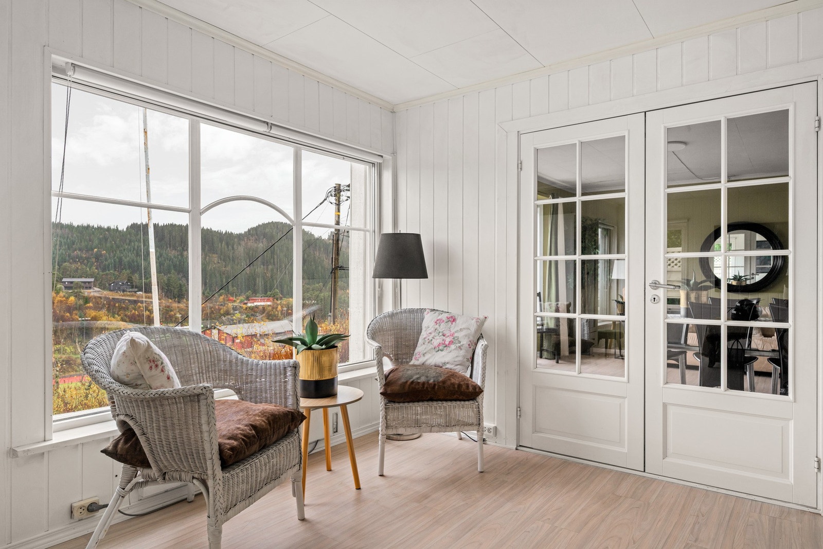 Stuen kan møblere i flere soner. Galleribilde