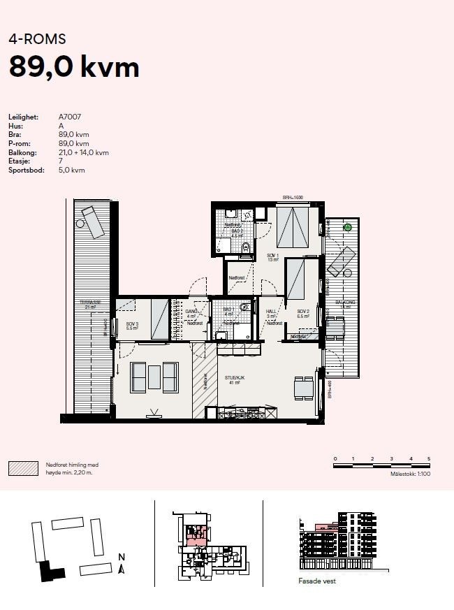 Plantegning Galleribilde