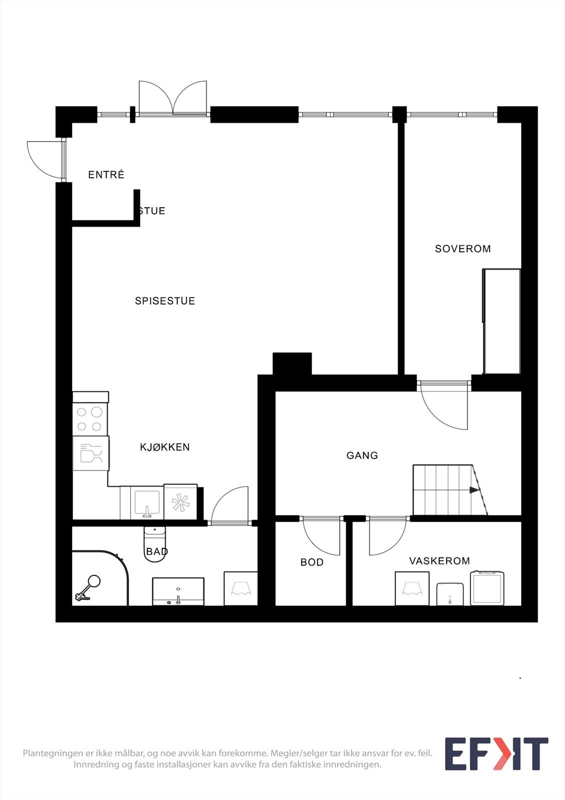 Plantegning 3.etasje. Galleribilde