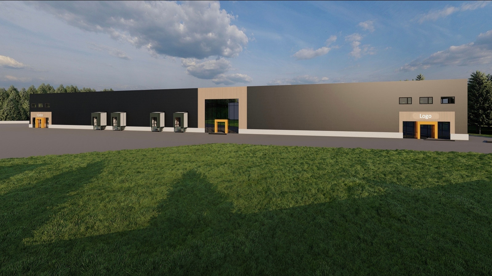 Logistikk lokale ved Sørlandsparken Øst. Galleribilde