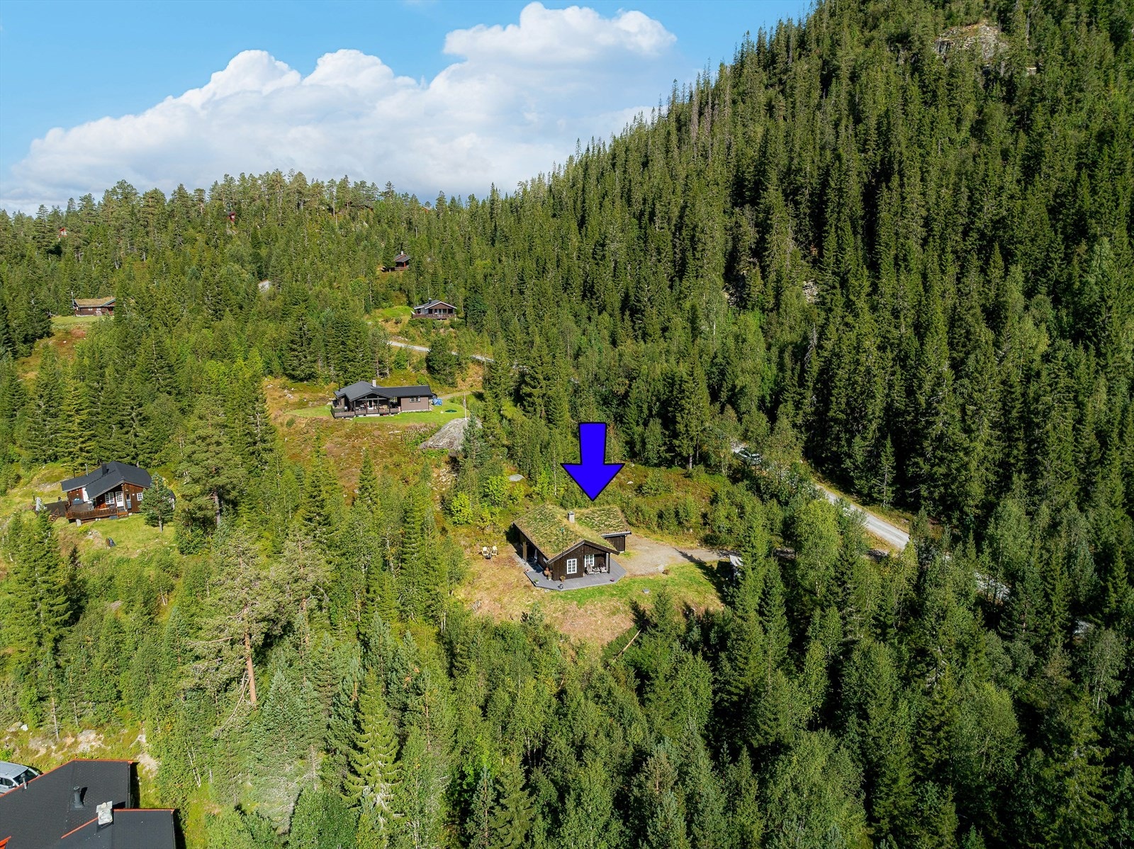 Om sommeren gir området mange muligheter til fjellturer eller skogsturer, samt bading i store og små vann. Galleribilde