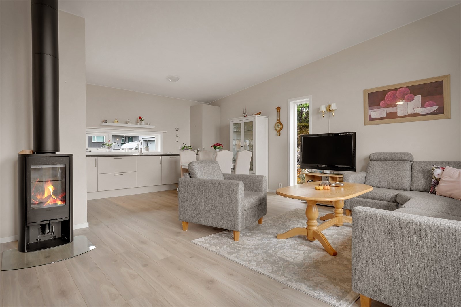 Lys og trivelig stue Galleribilde