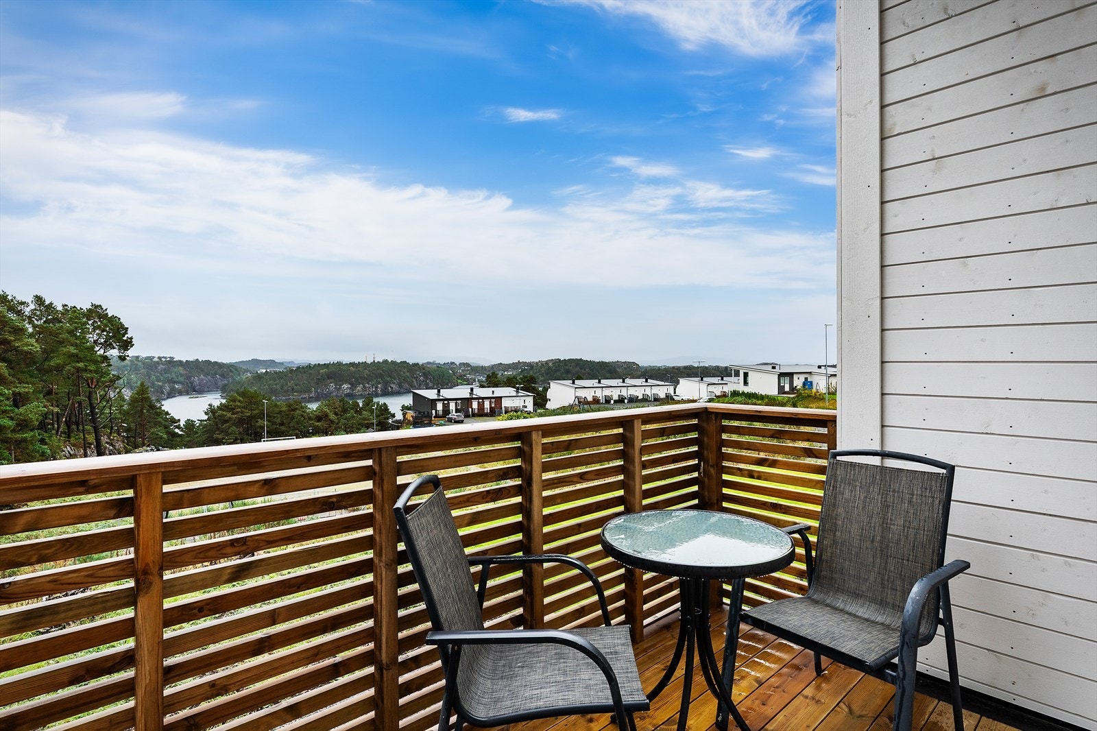 Nydelig utsikt fra altanen Galleribilde