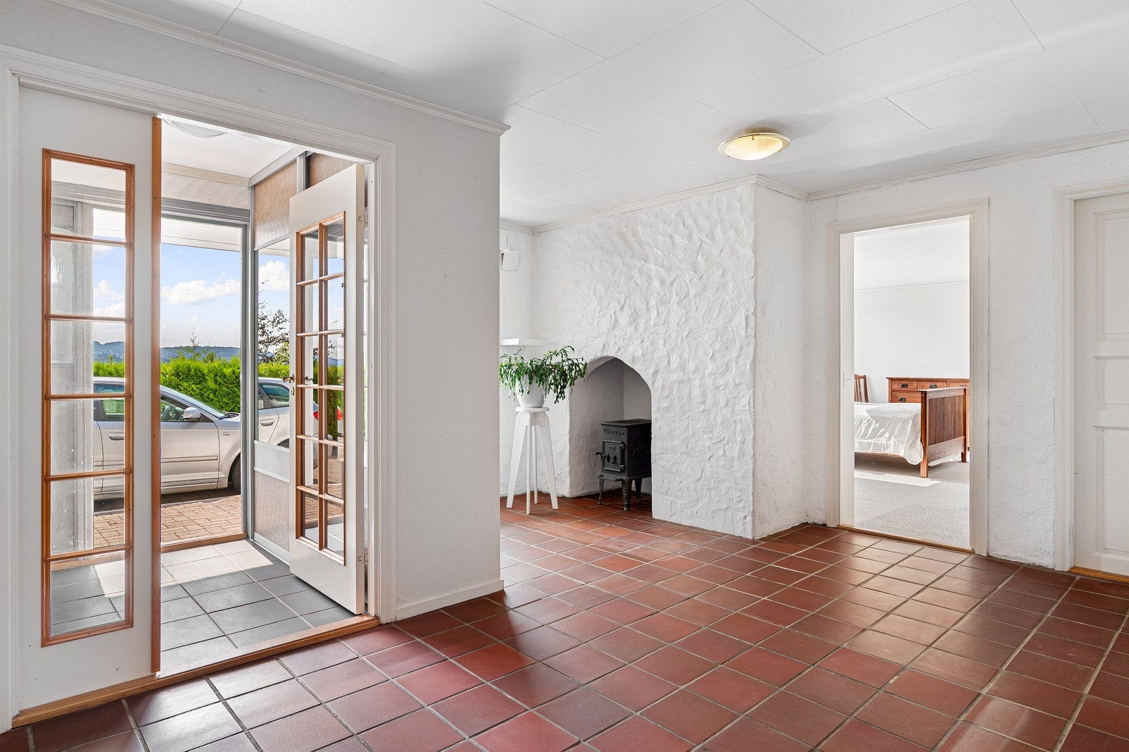 Inngangsparti av god størrelse. Galleribilde