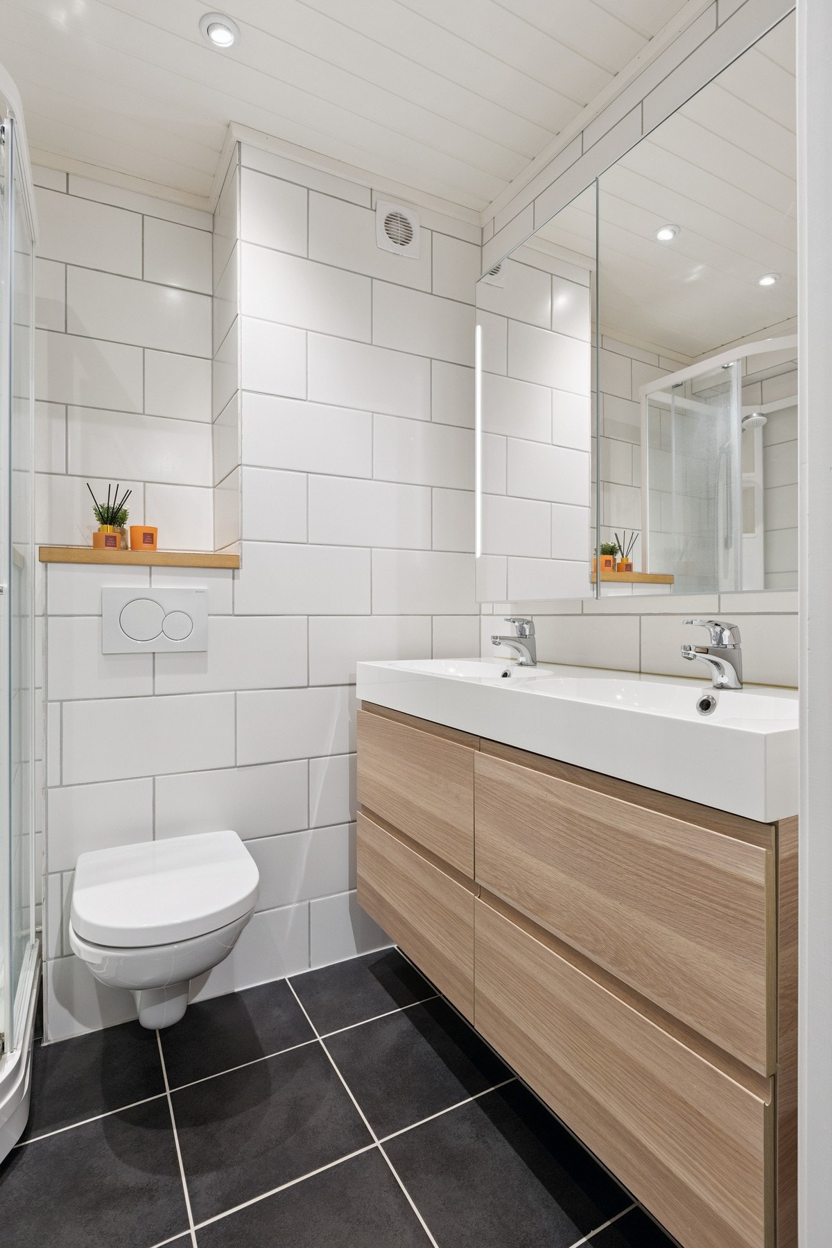 Innredning med skuffeløsning for god lagring. Galleribilde