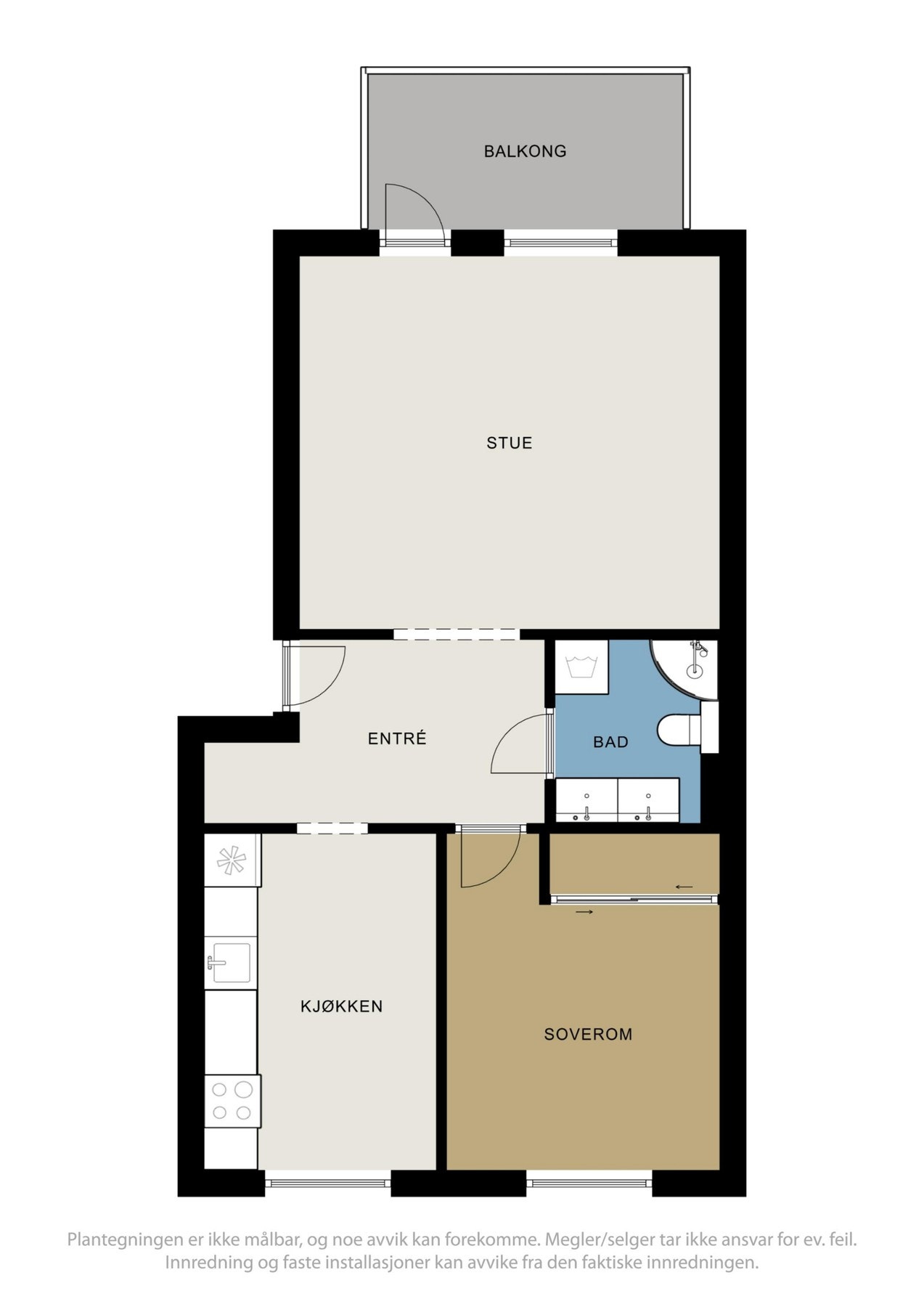 Plantegning Galleribilde