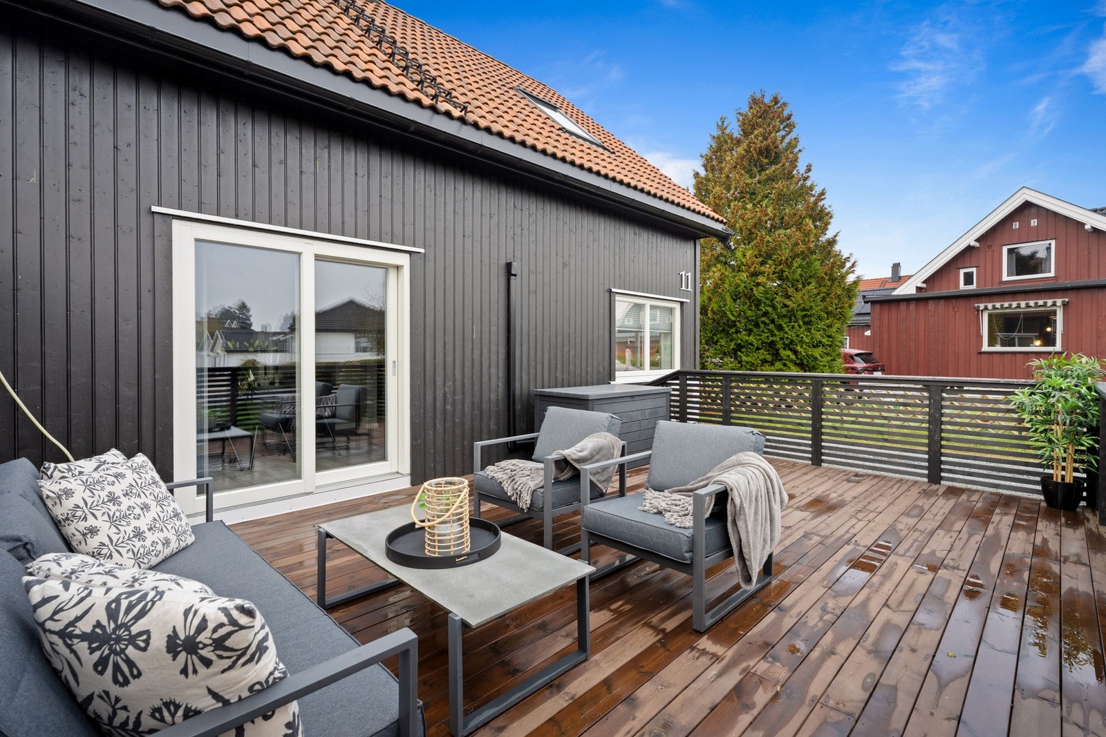 Terrassen er etablert i senere tid og det er ikke søkt om bruksendring Galleribilde