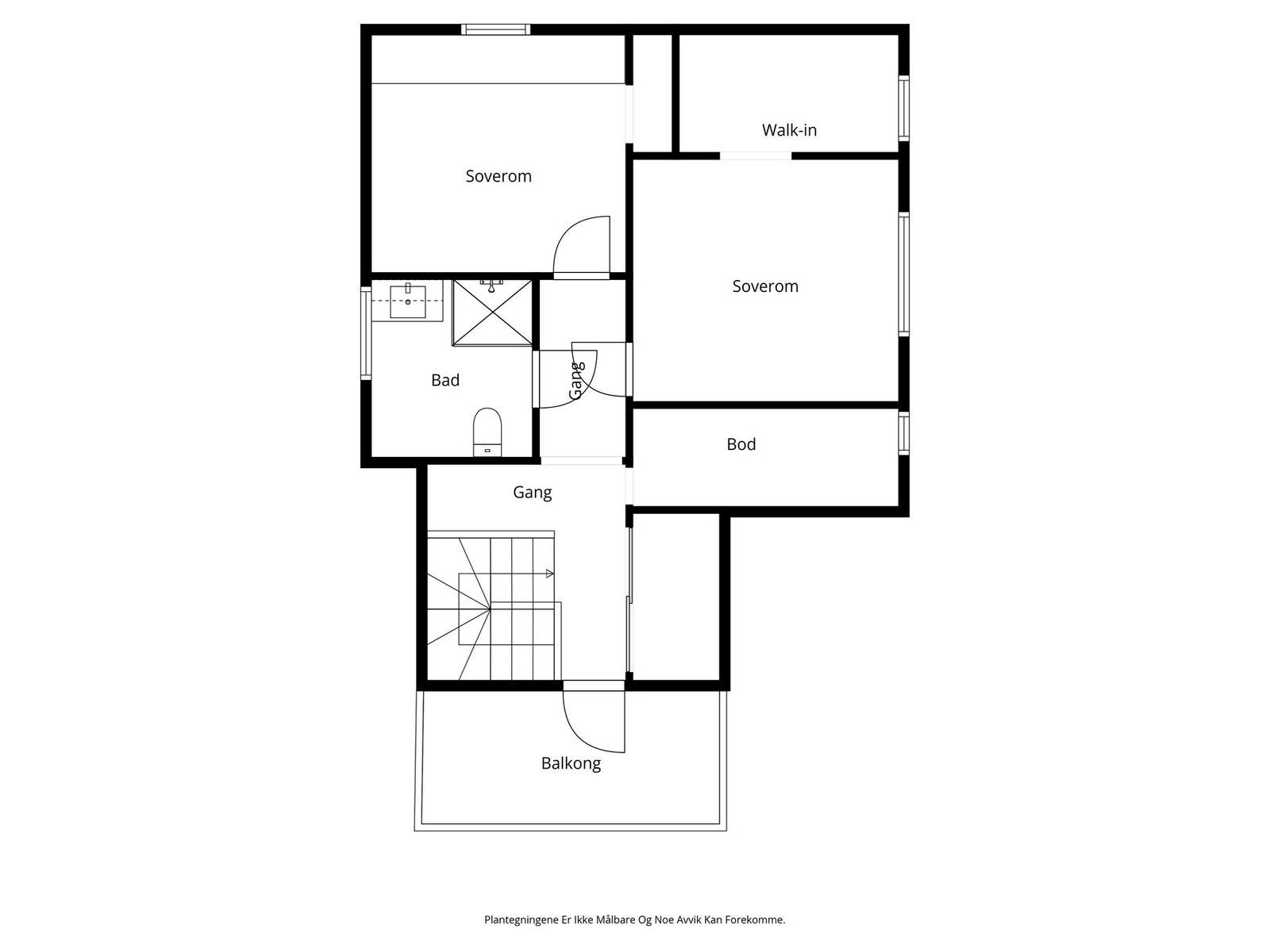Plantegning 2. etasje Galleribilde