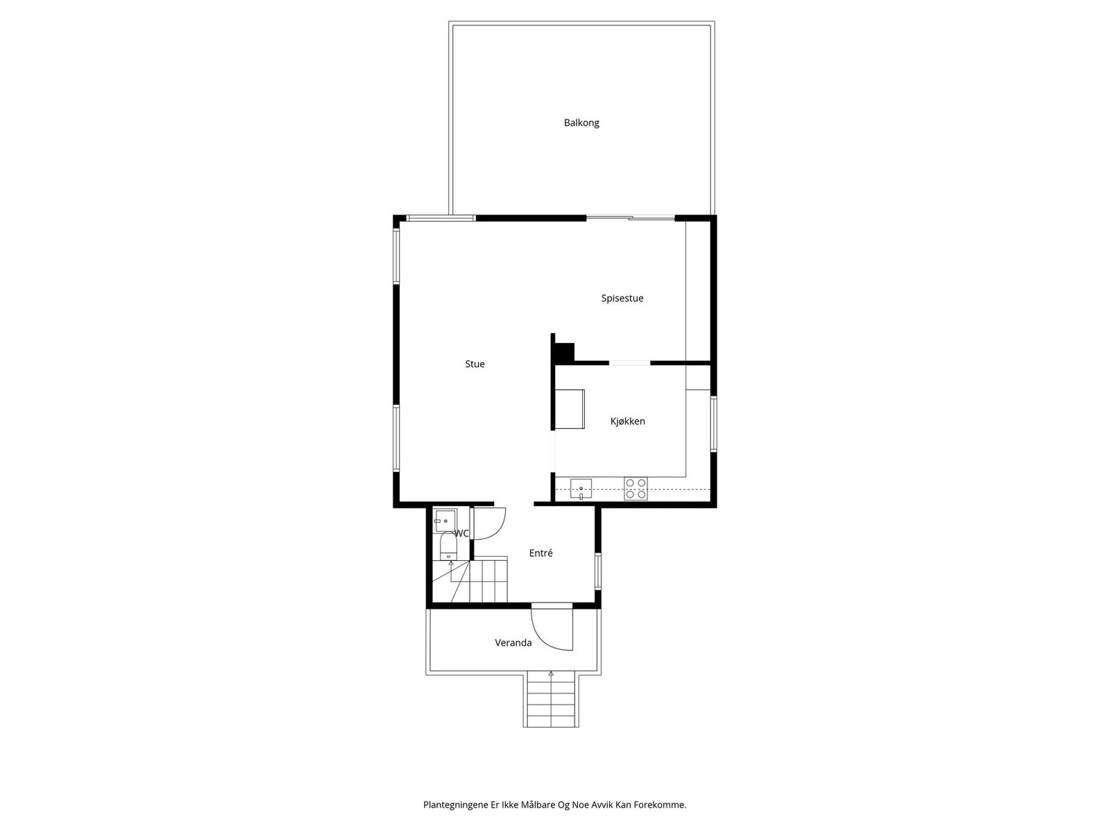Plantegning 1. etasje Galleribilde
