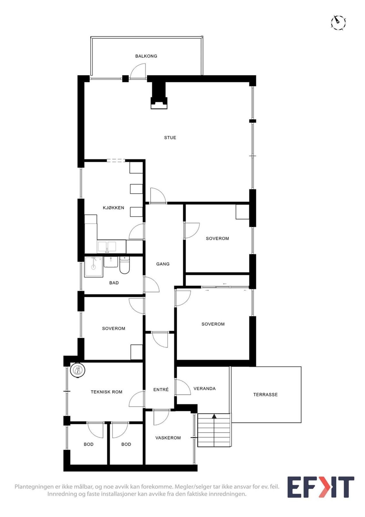 Plantegning Galleribilde