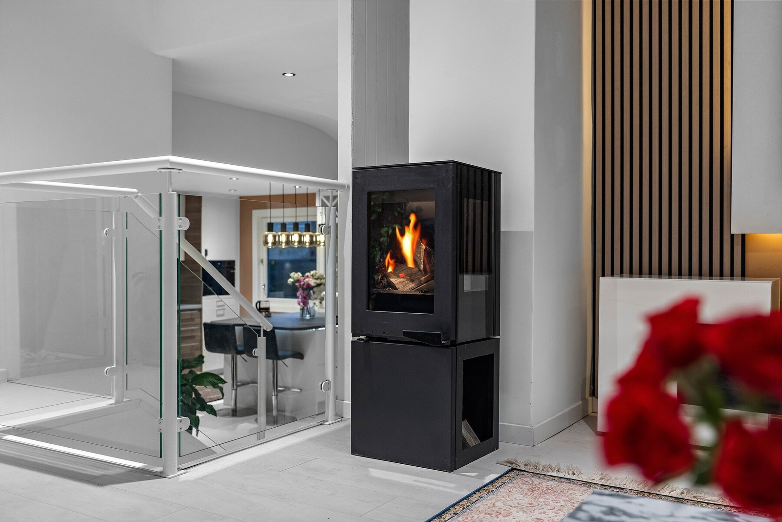 Peisen byr på varme og hygge på kalde høst- og vinterdager. Galleribilde