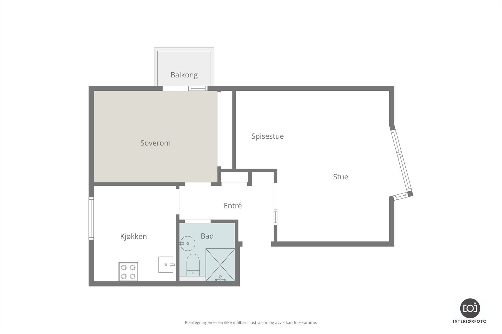 Plantegning Galleribilde