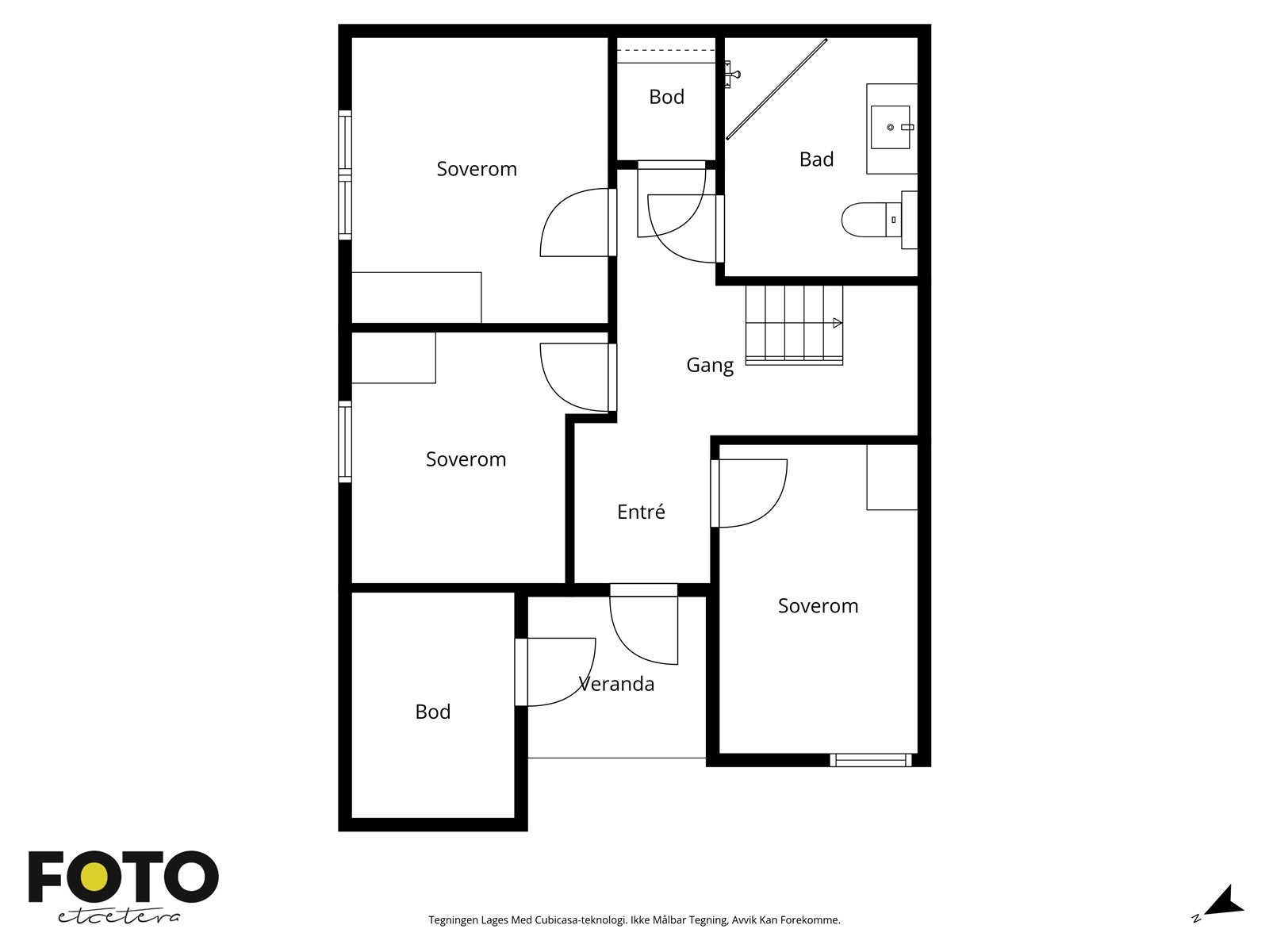 Vardeveien 3A - underetasje. Veiledende planskisse - ikke målbar Galleribilde