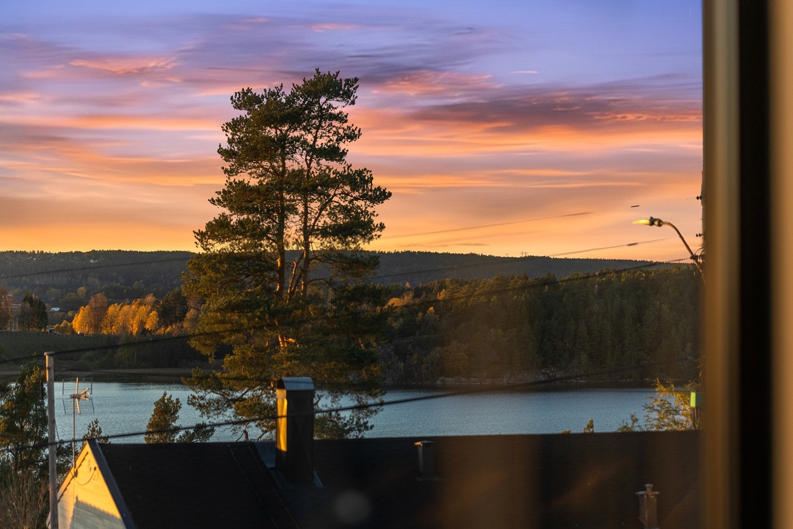 Utsikt mot Tunevannet. Galleribilde