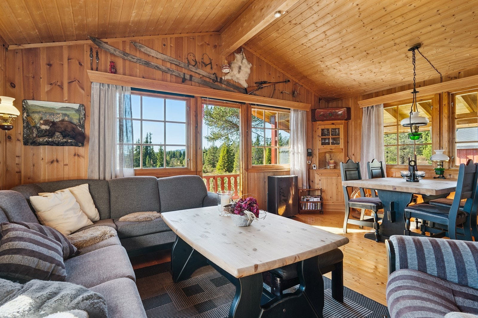 God plass til både salong og en spisegruppe. Galleribilde