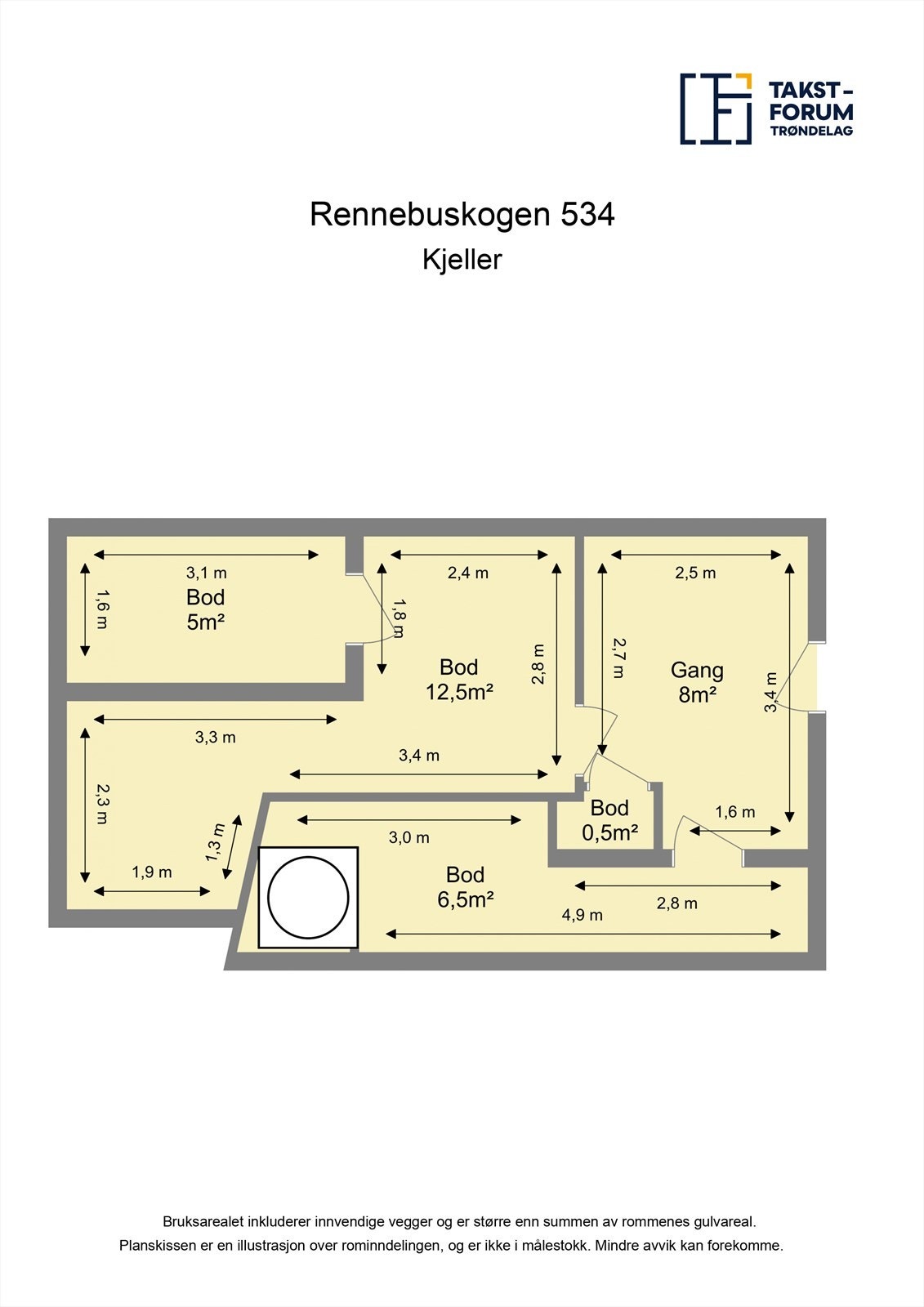 Plantegning Galleribilde