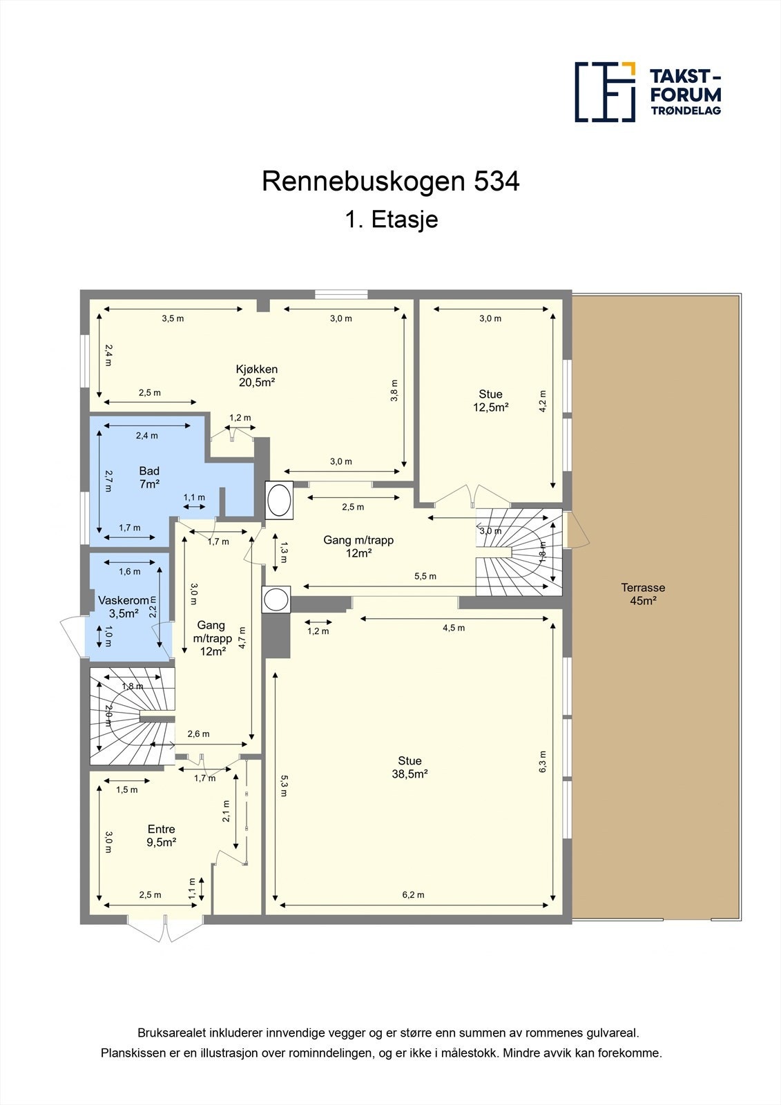 Plantegning Galleribilde