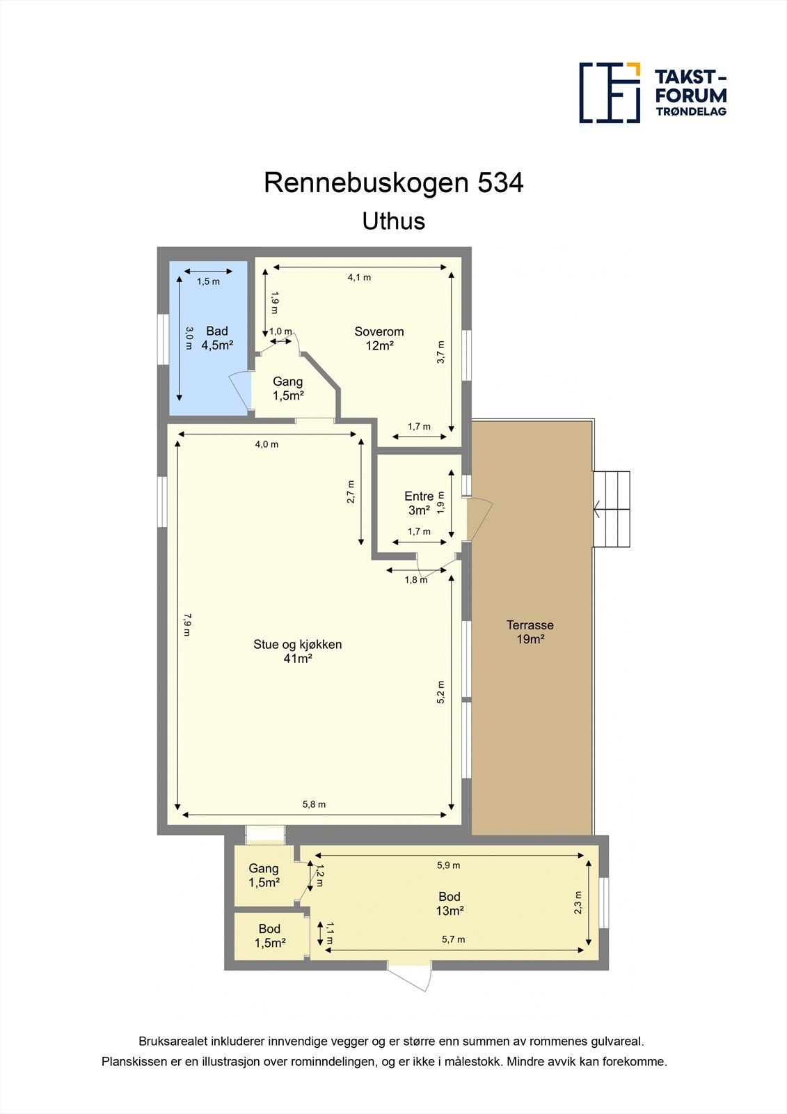 Plantegning Galleribilde