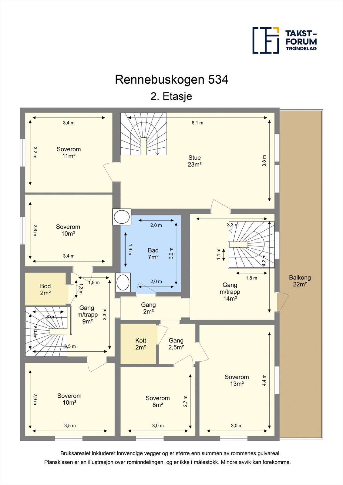 Plantegning Galleribilde