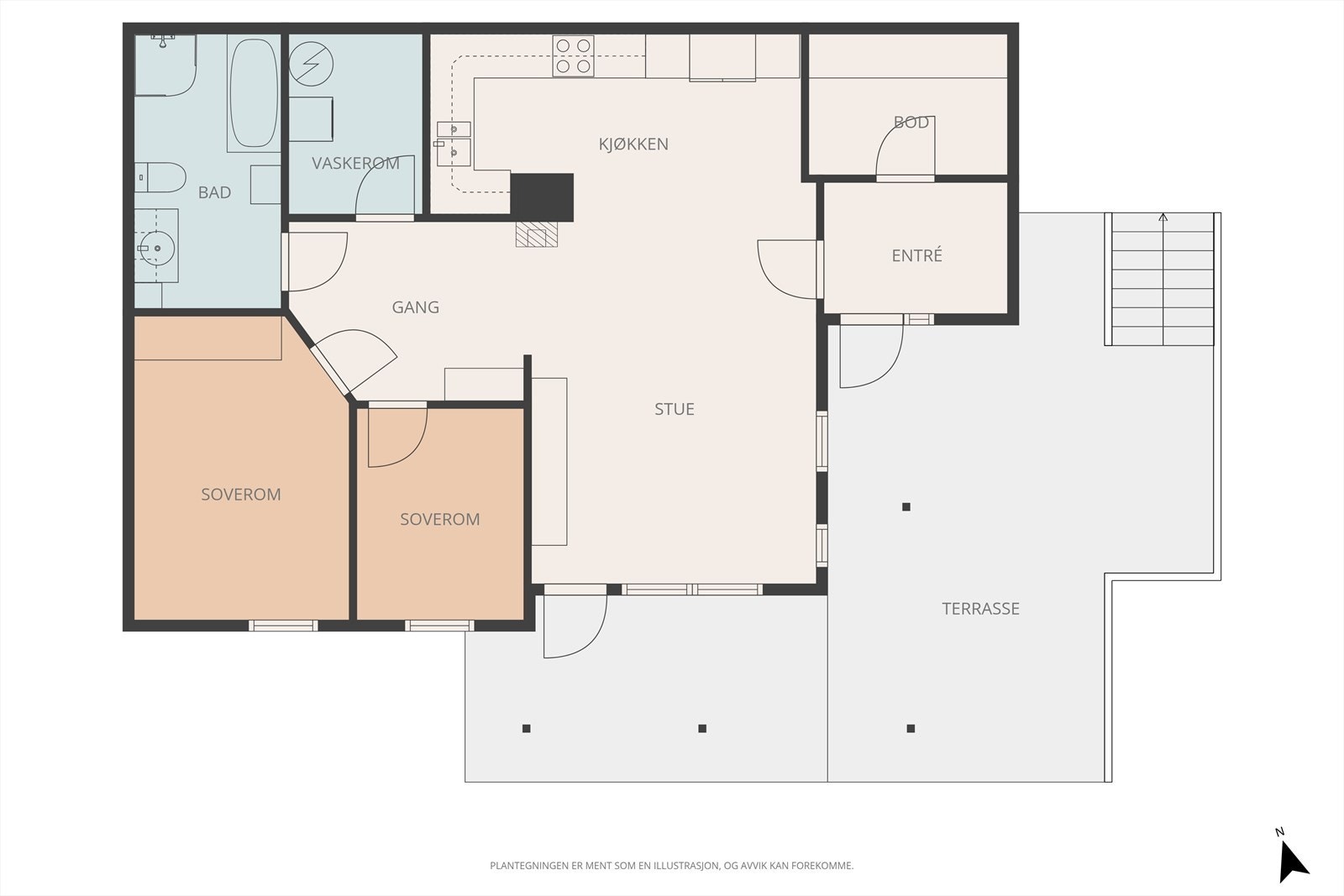 Plantegning Galleribilde