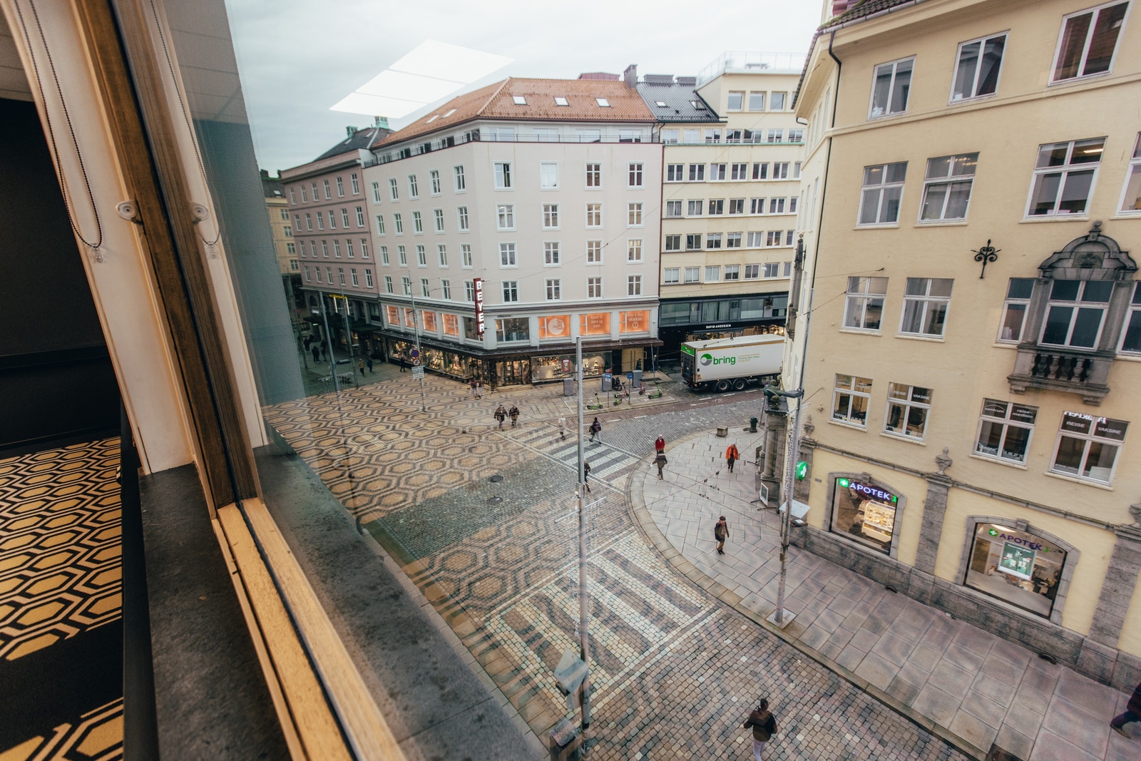 Utsikt fra kontorene Galleribilde