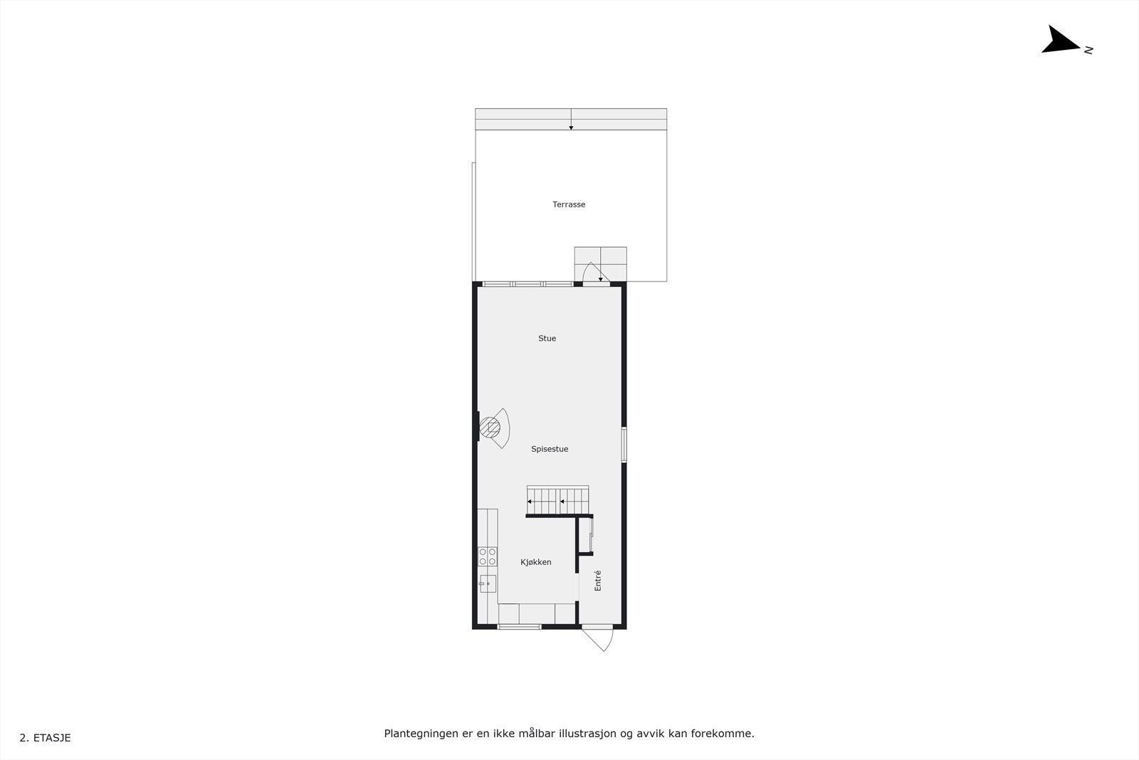 Plantegning 1.etasje Galleribilde