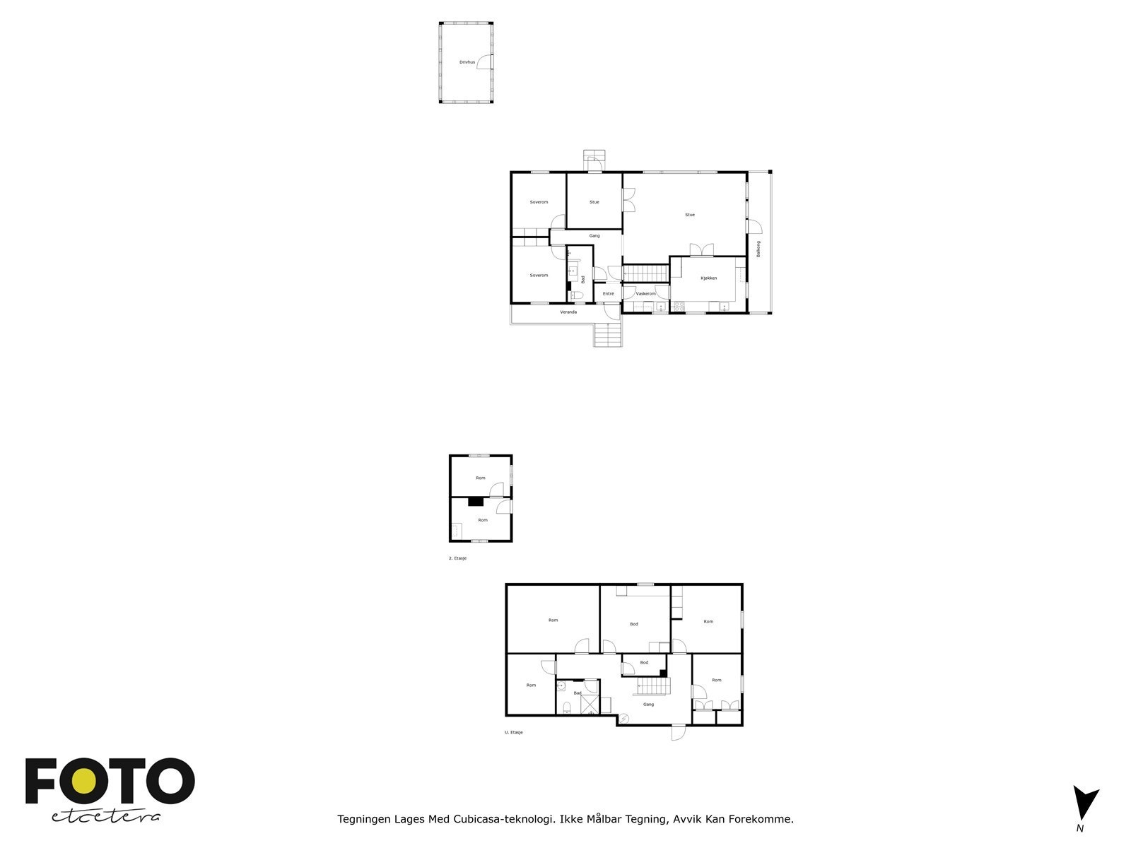 Illustrert planskisse, Åserveien 164 Galleribilde