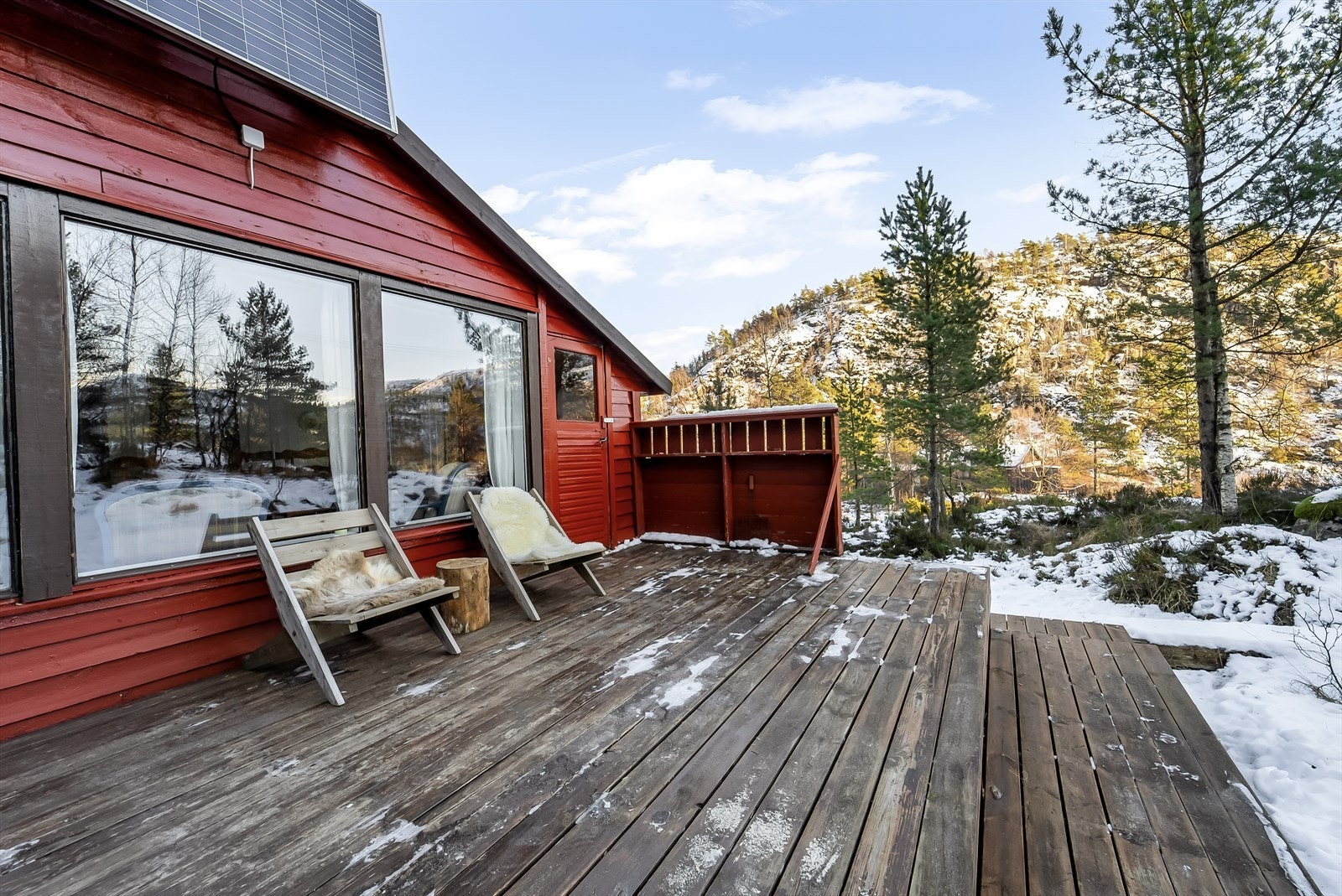 Skjermet terrasse - fritt for innsyn! Galleribilde