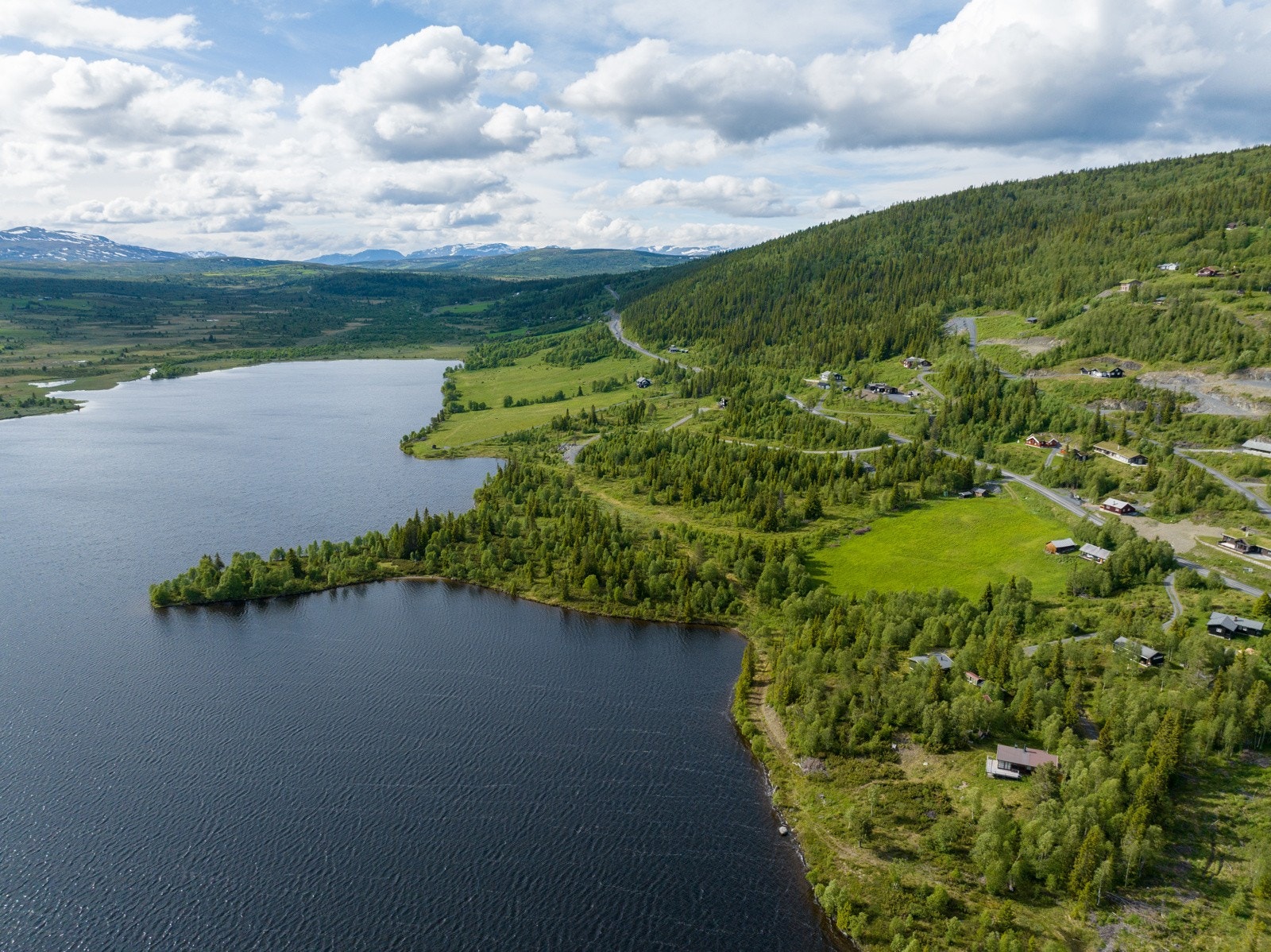 Flott beliggenhet ved Vasetvannet Galleribilde