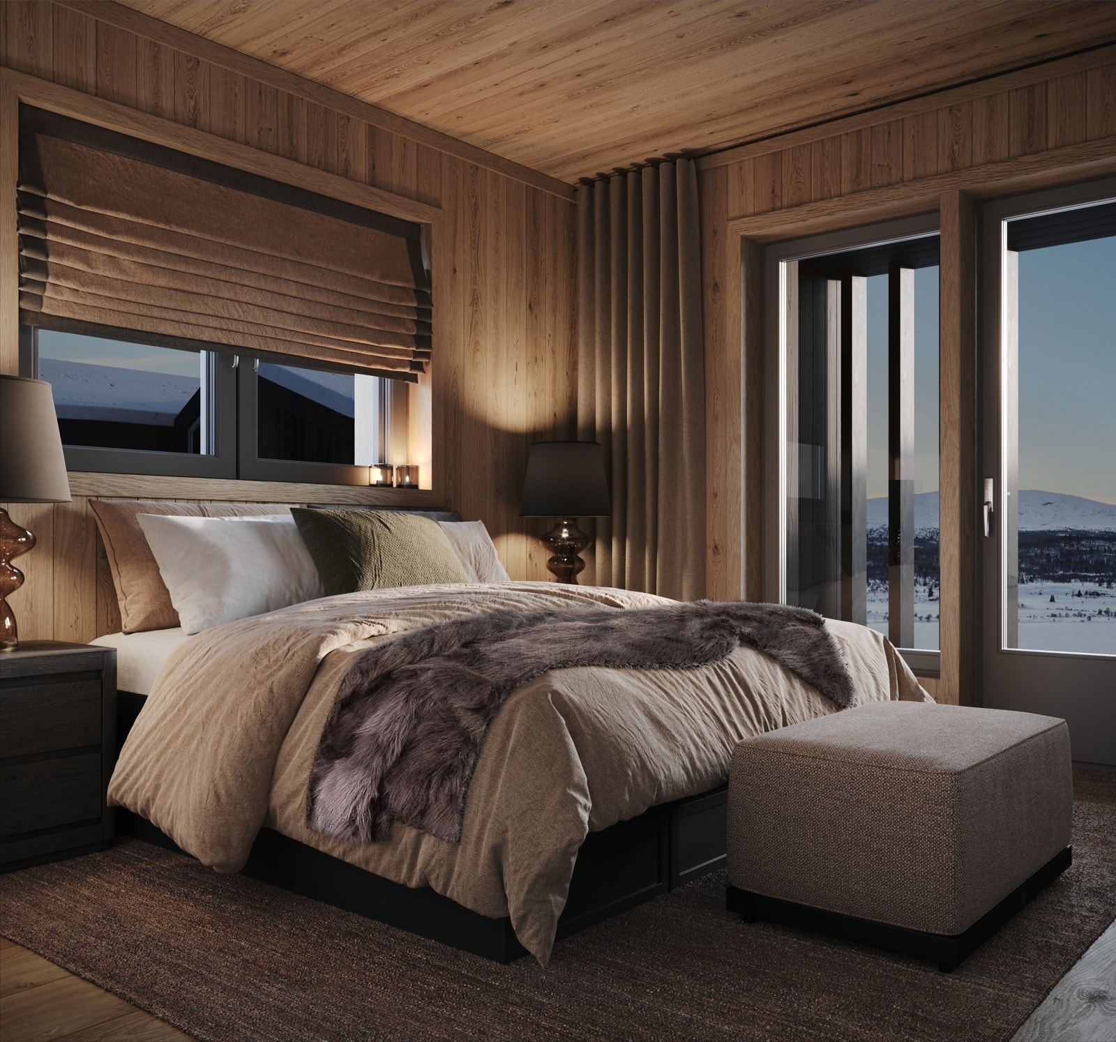 Frigarden - Illustrasjonsbilde soverom leilighetstype FG4 (Bygg 28) Galleribilde