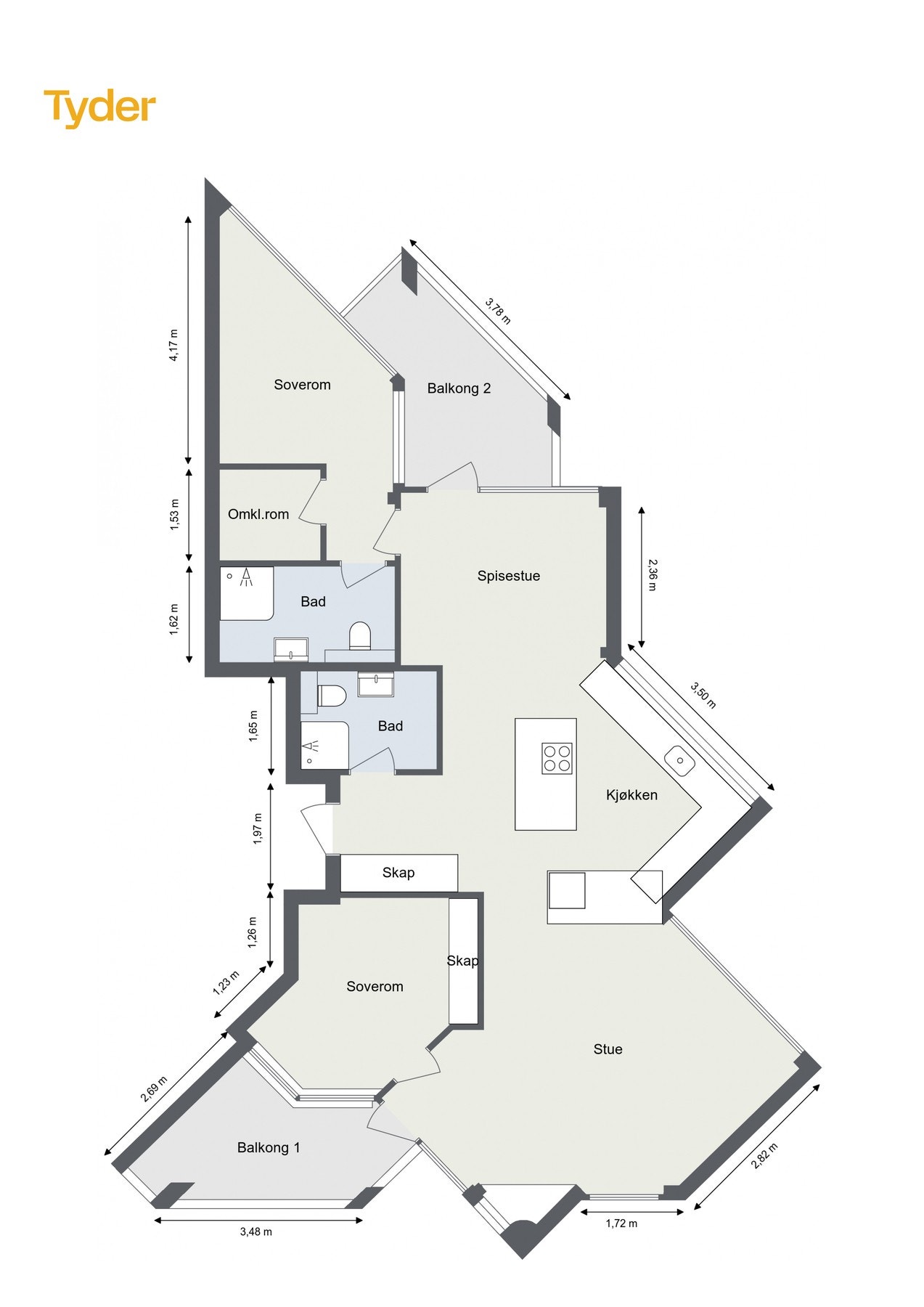 Plantegning. Galleribilde