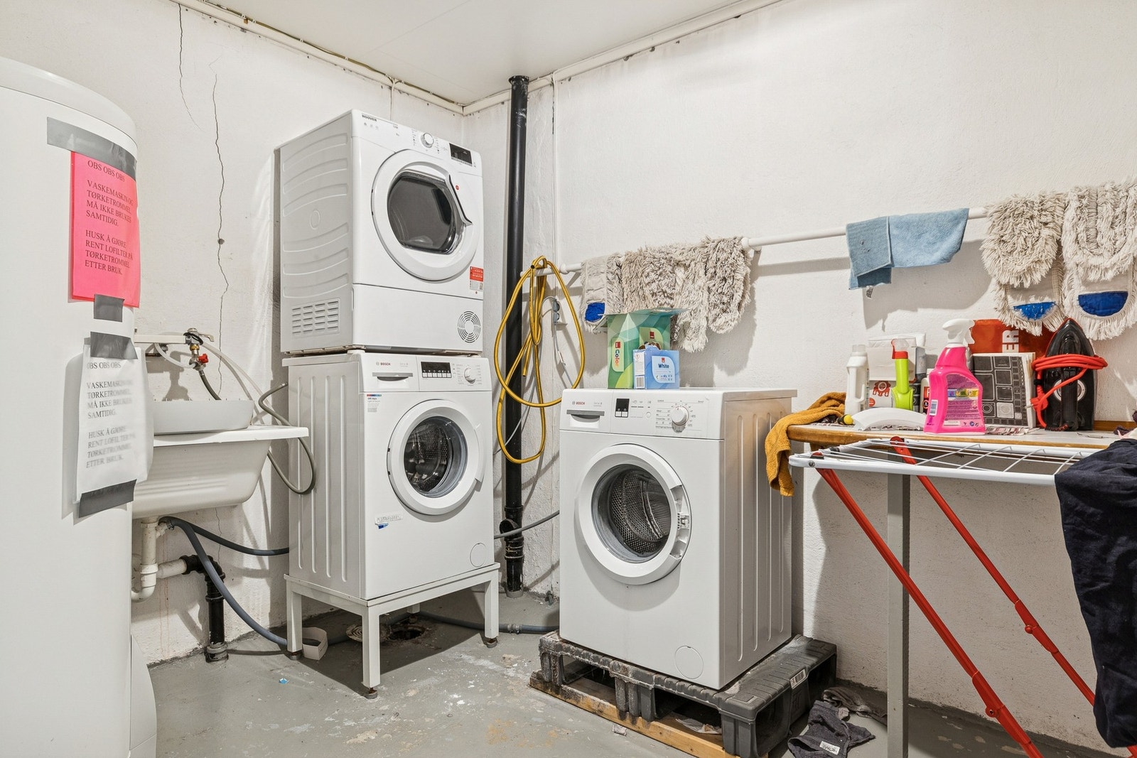 Bod innredet som vaskerom, ikke omsøt hos Bodø kommune. Galleribilde