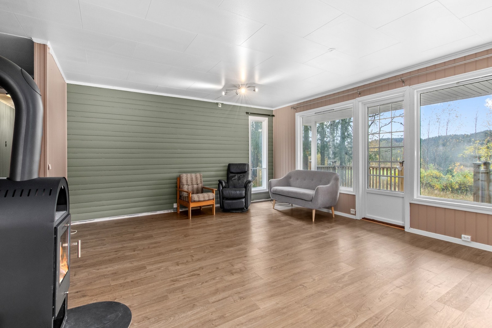 Overflateoppusset stue Galleribilde