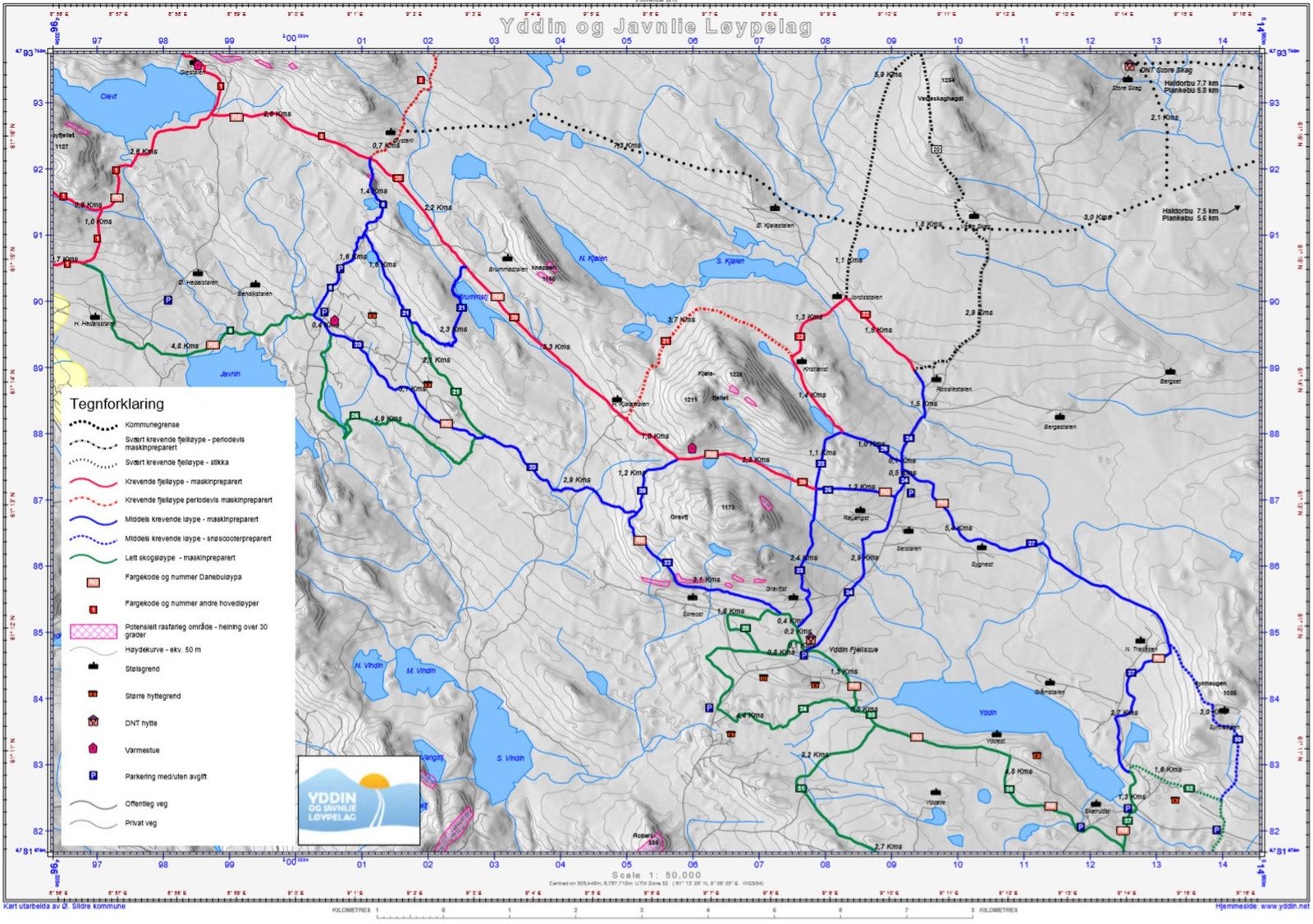 Løypekart Galleribilde