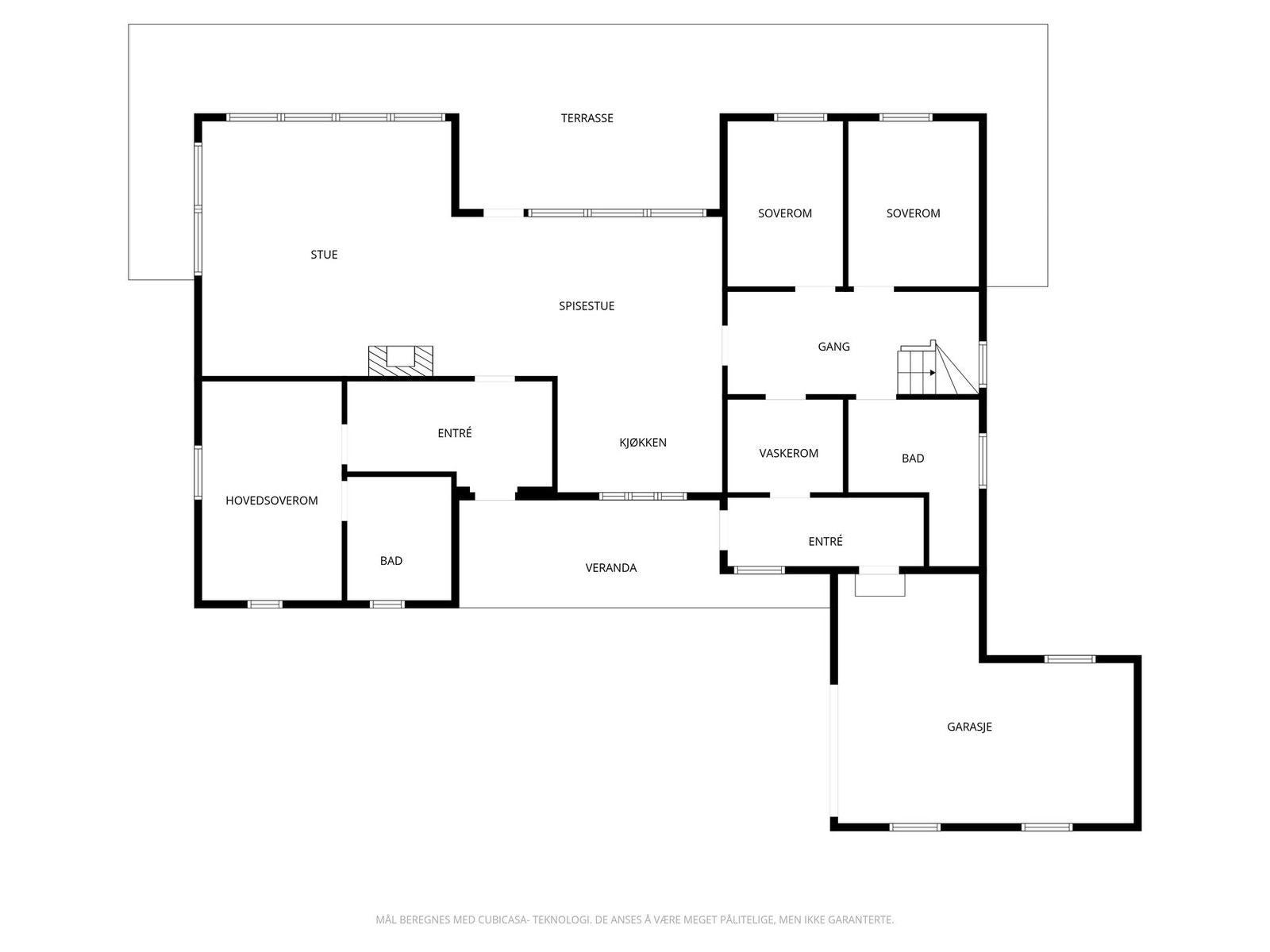 Plantegning 1.etasje Galleribilde