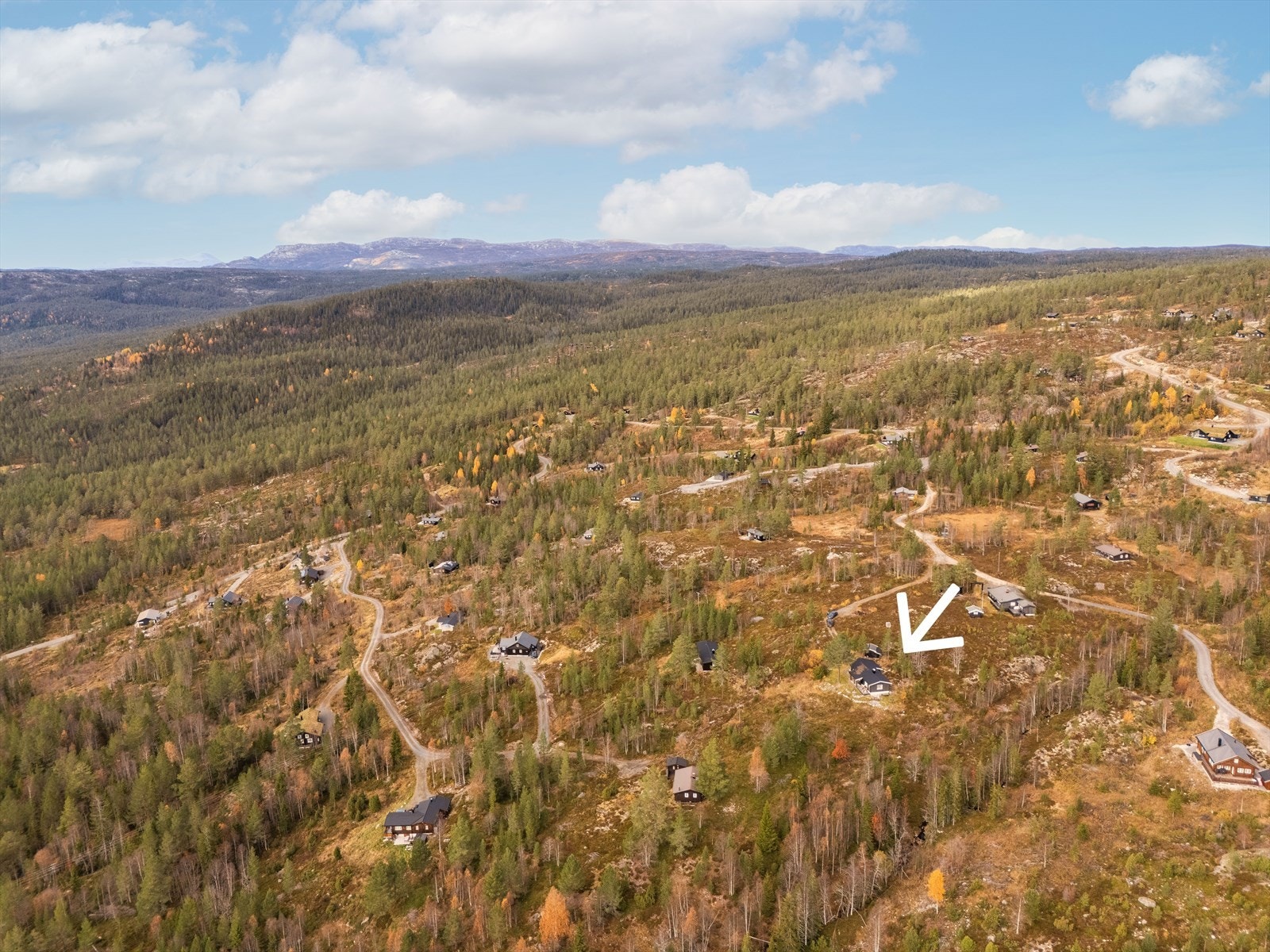 Oversiktsbilde vestover mot Bletoppen Galleribilde