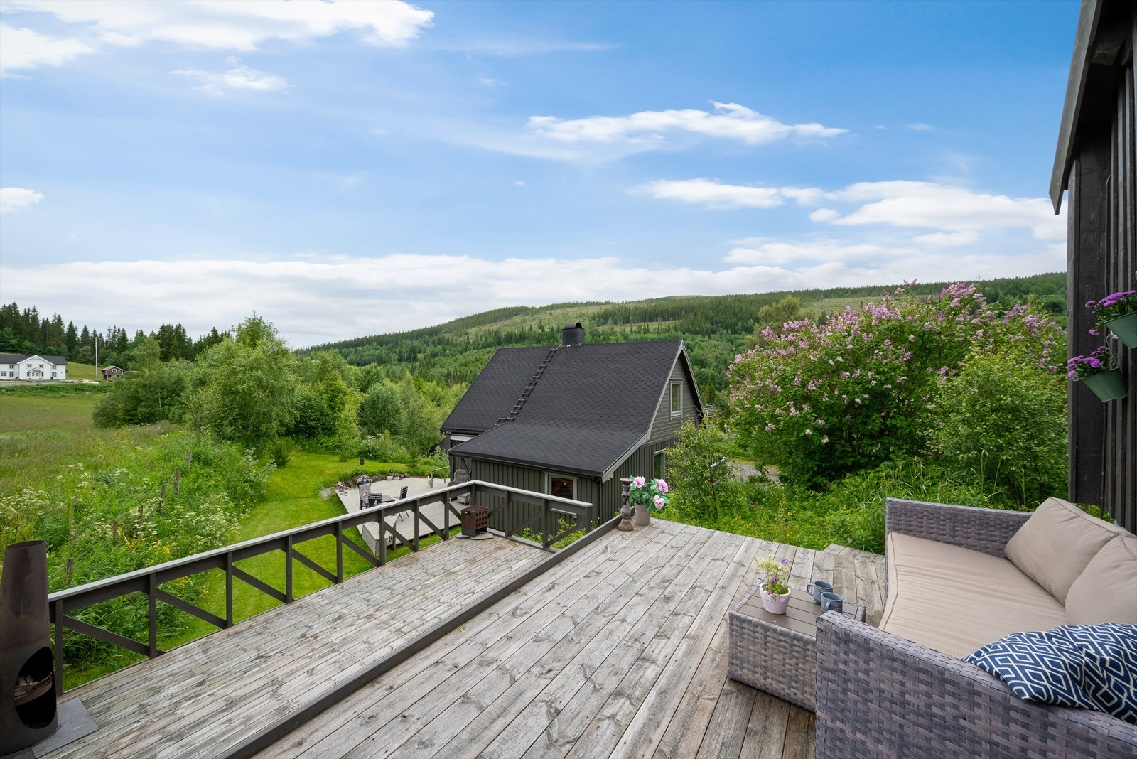 Terrassen ved annekset. Galleribilde