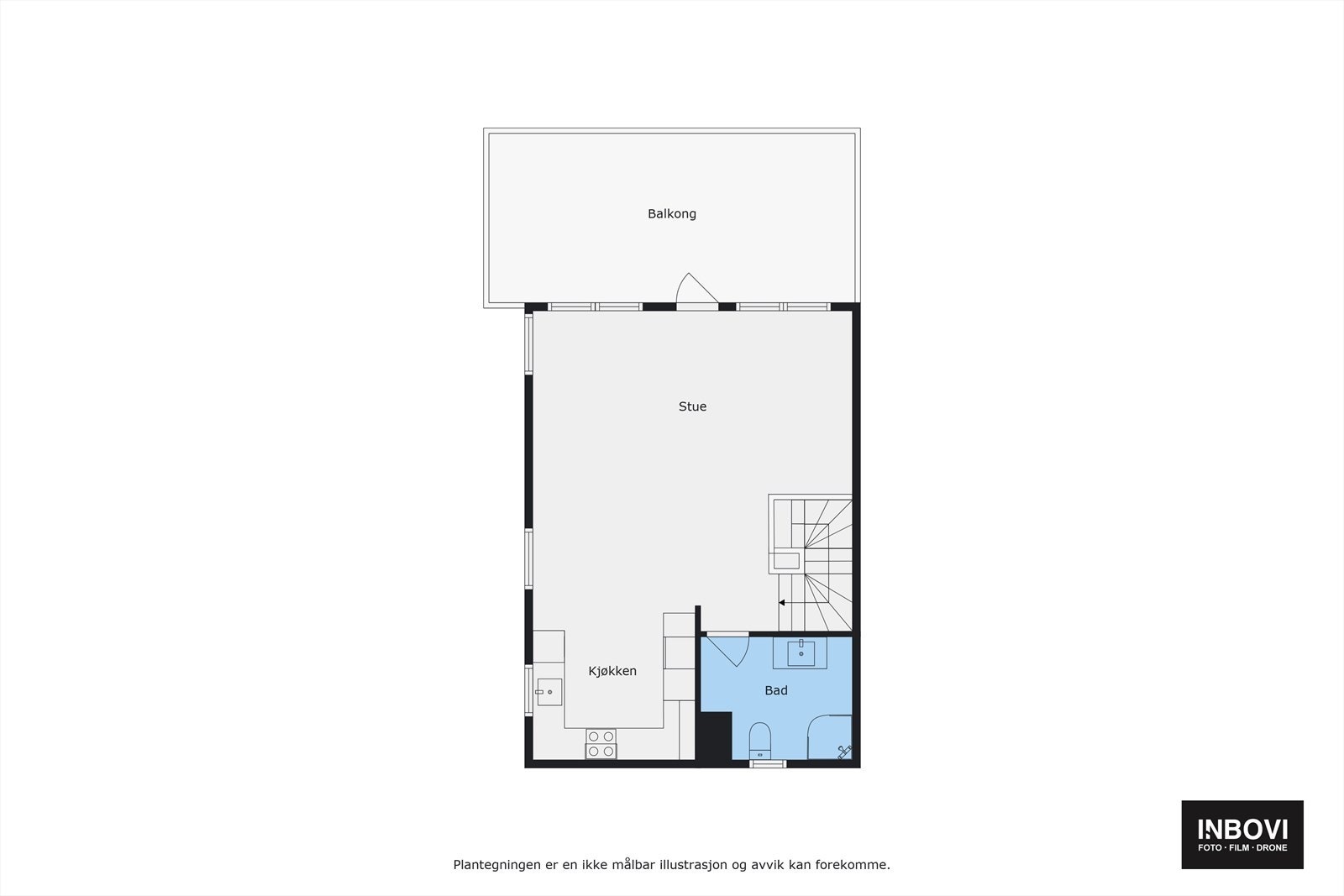 Plantegning 2.etg Galleribilde