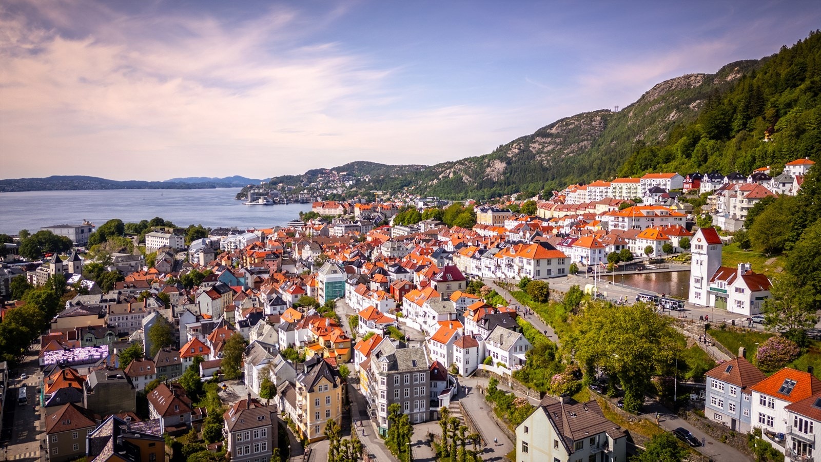 Dette er en bolig som kombinerer den sjeldne følelsen av ro, utsikt og natur - midt i byen. En helt spesiell plass som må oppleves! Galleribilde